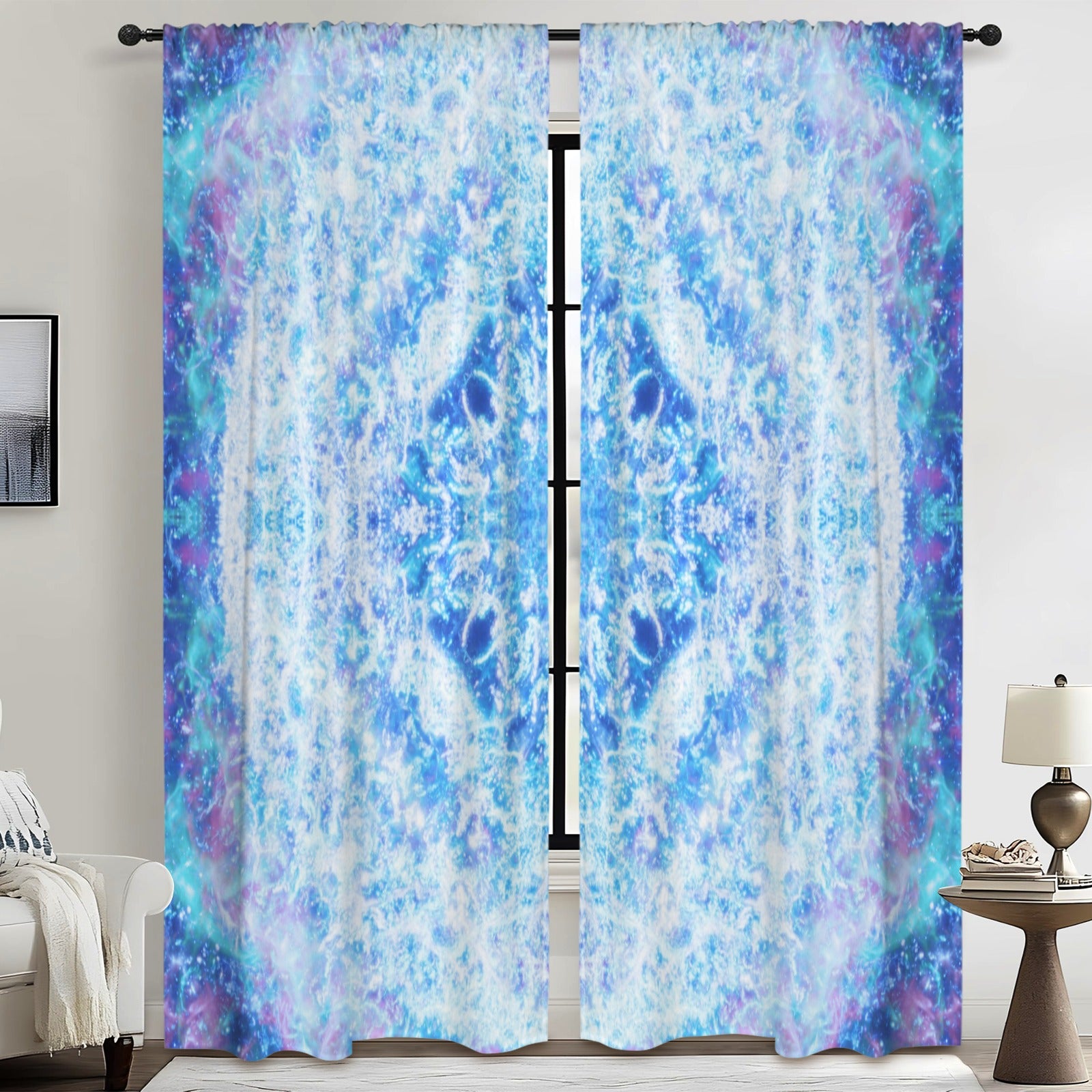 Katerina's Kamar-Taj Desires Floor-To-Ceiling Curtain 52x84inch | Ships from USA