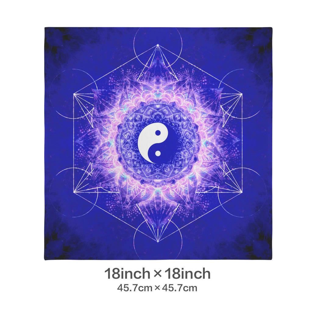 Katerina's Uncertainty in Time & Space Yin Yang Meditations Custom Pillow Cases 18" x 18" (2-Pack) | Ships from USA