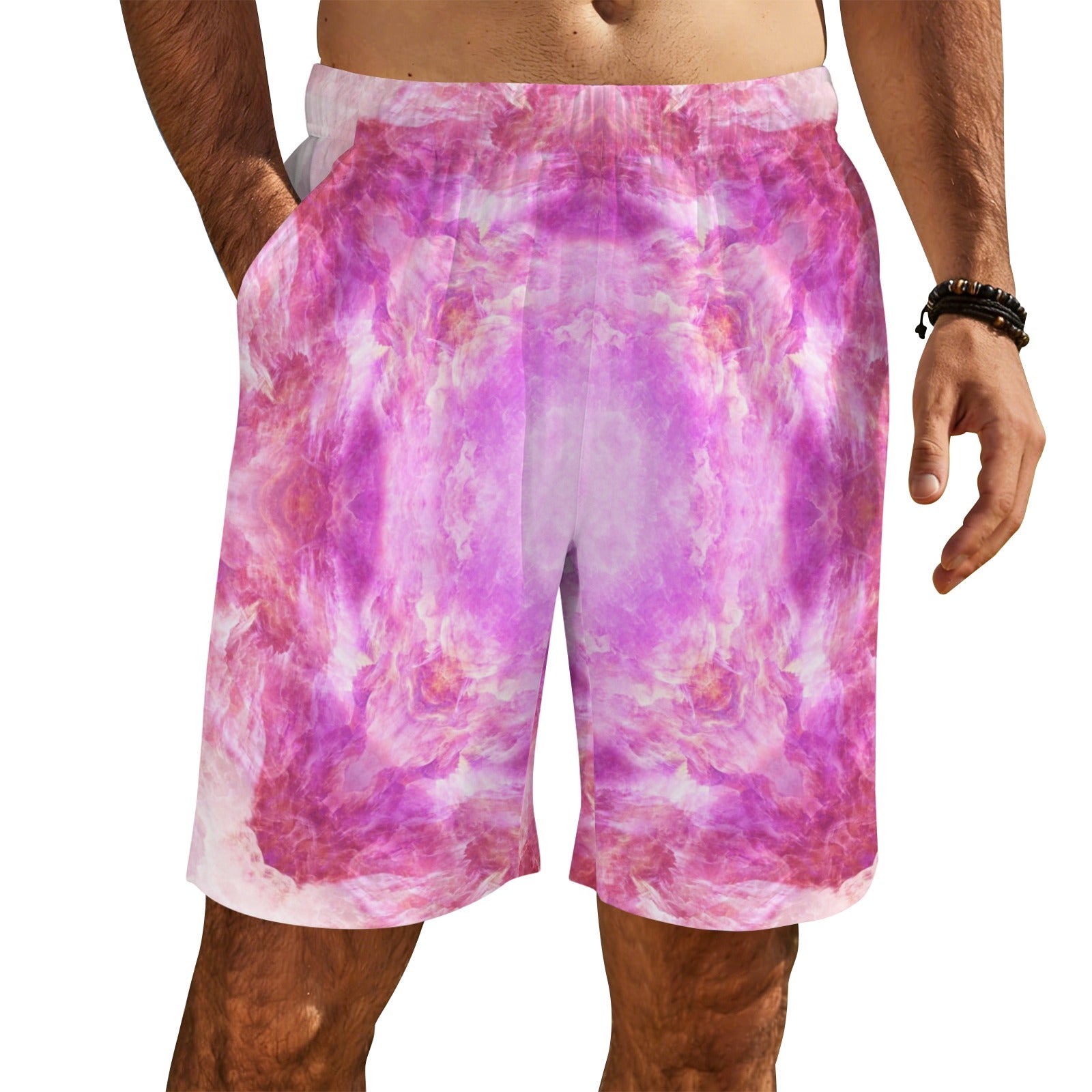 Katerina's Unconditional Desires Men's All Over Print Beach Shorts (Sets 26) | Ships from USA