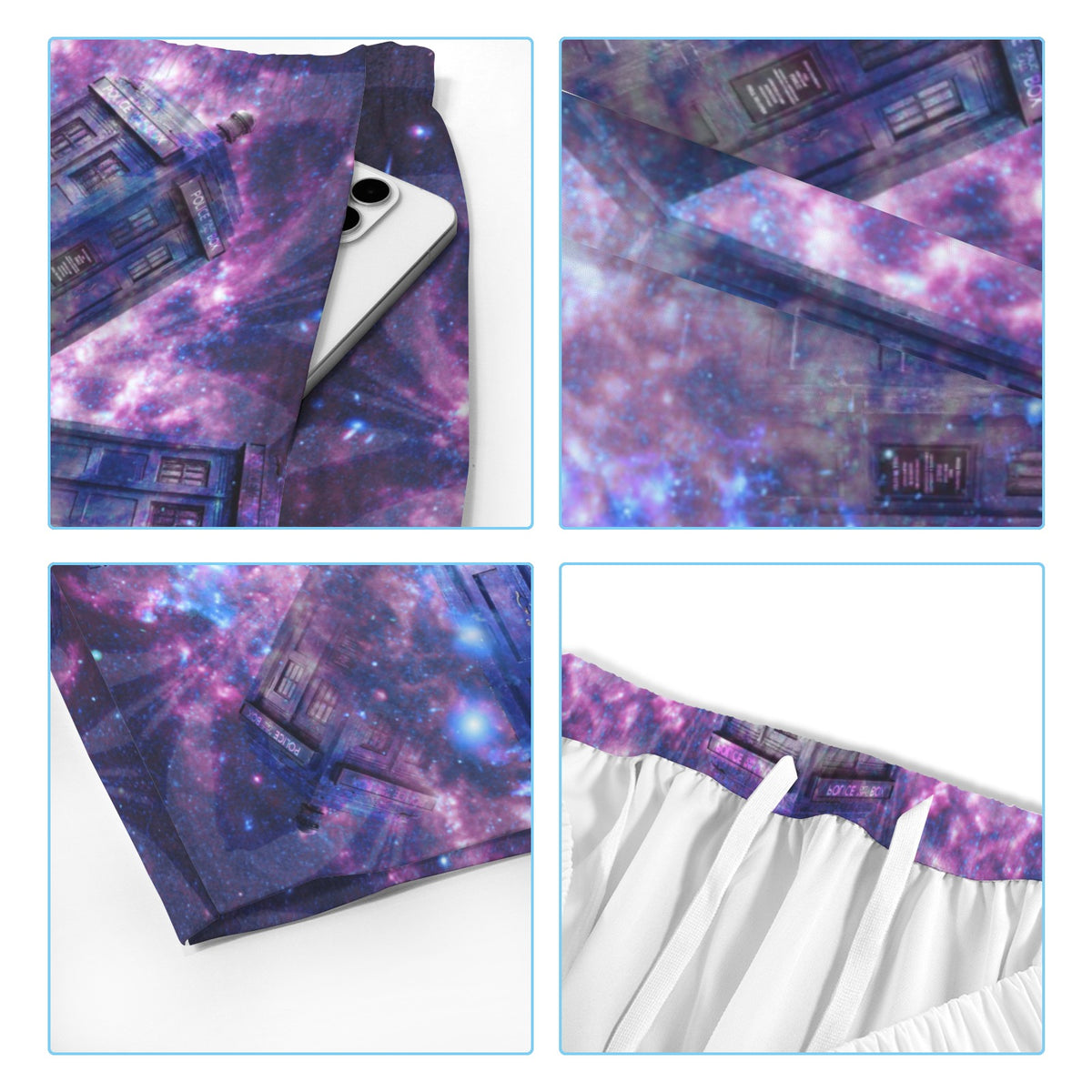 Katerina's Through Time & Space Doctor Desires Men's All Over Print Beach Shorts (Sets 26) | Ships from USA