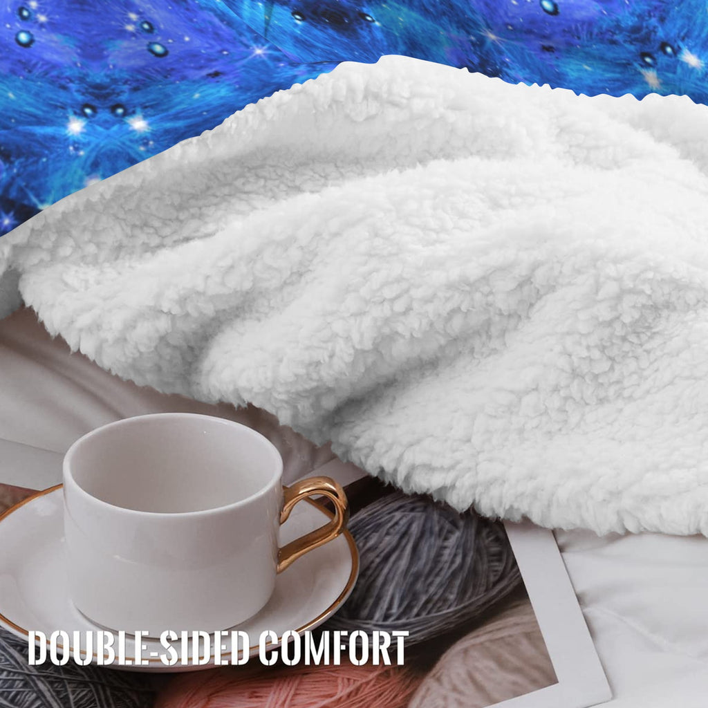 Katerina's Noel Nouvelette Desires Sherpa Fleece Blanket 30" x 40" | Ships from USA