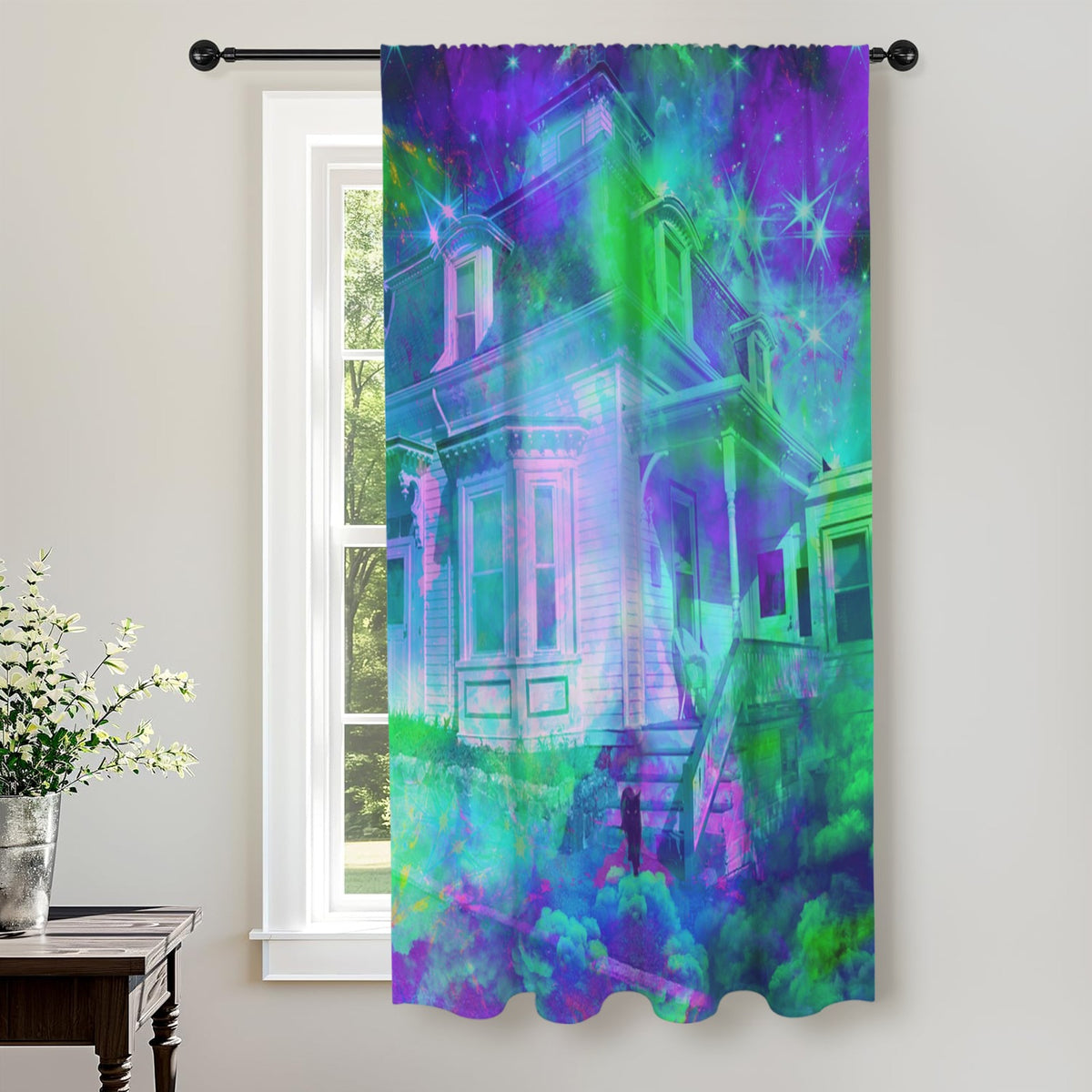 Katerina's Now & Forever  Hocus Pocus Desires Window Curtain 52" x 63" ( 1 Piece ) | Ships from USA