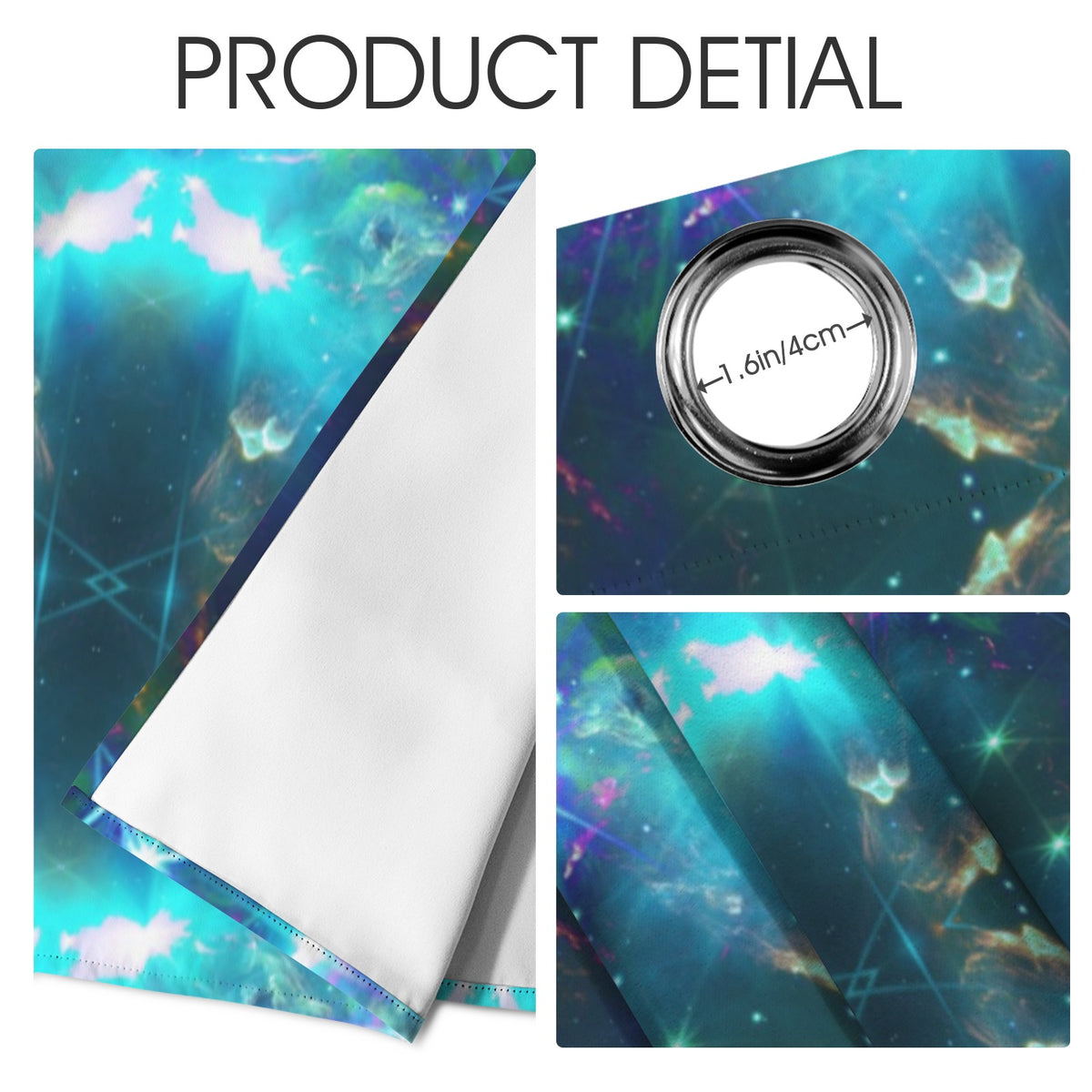 Katerina's Now & Forever Desires Grommet Curtain 42" x 84" ( 1 Piece ) | Ships from USA