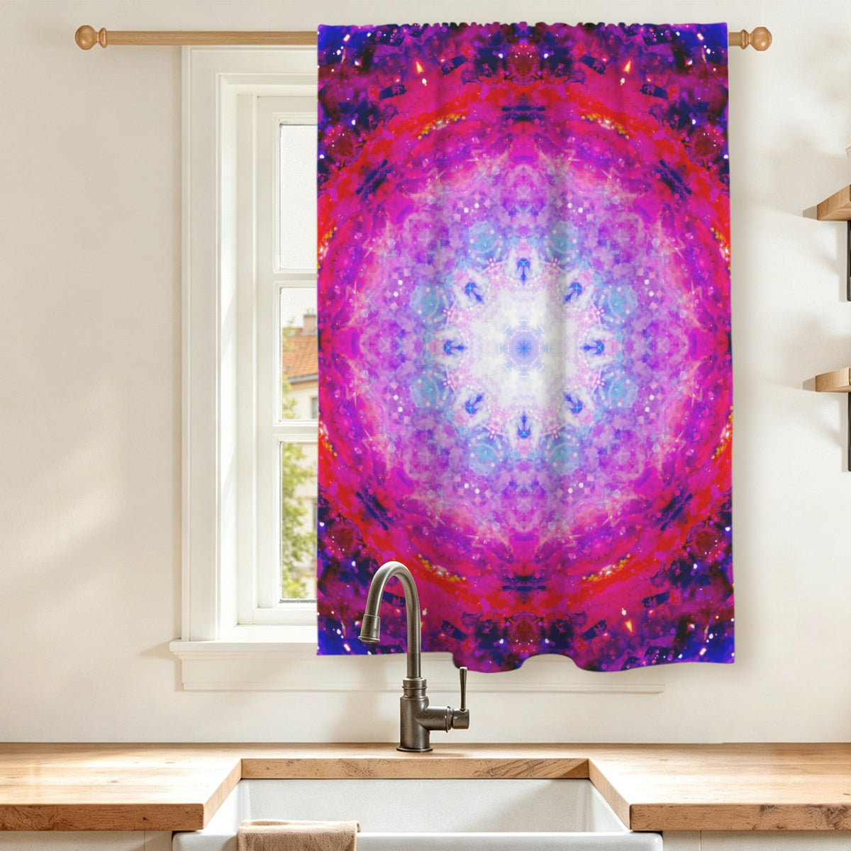 Katerina's Citadel Desires Window Curtain 27.6" x 39.4" ( 1 Piece ) | Ships from USA