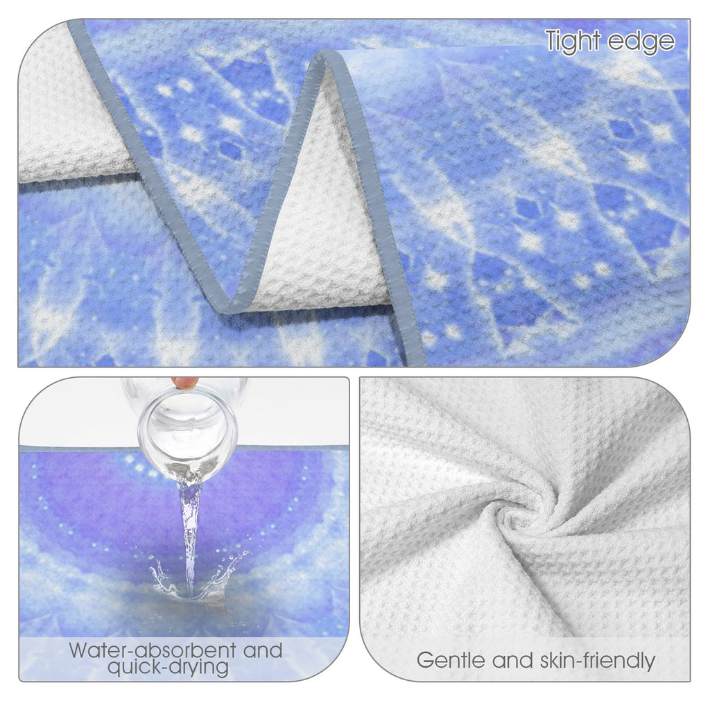 Katerina's Living on a Prayer Desires Waffle Weave Bath Towel 29" x 58" | Ships from USA