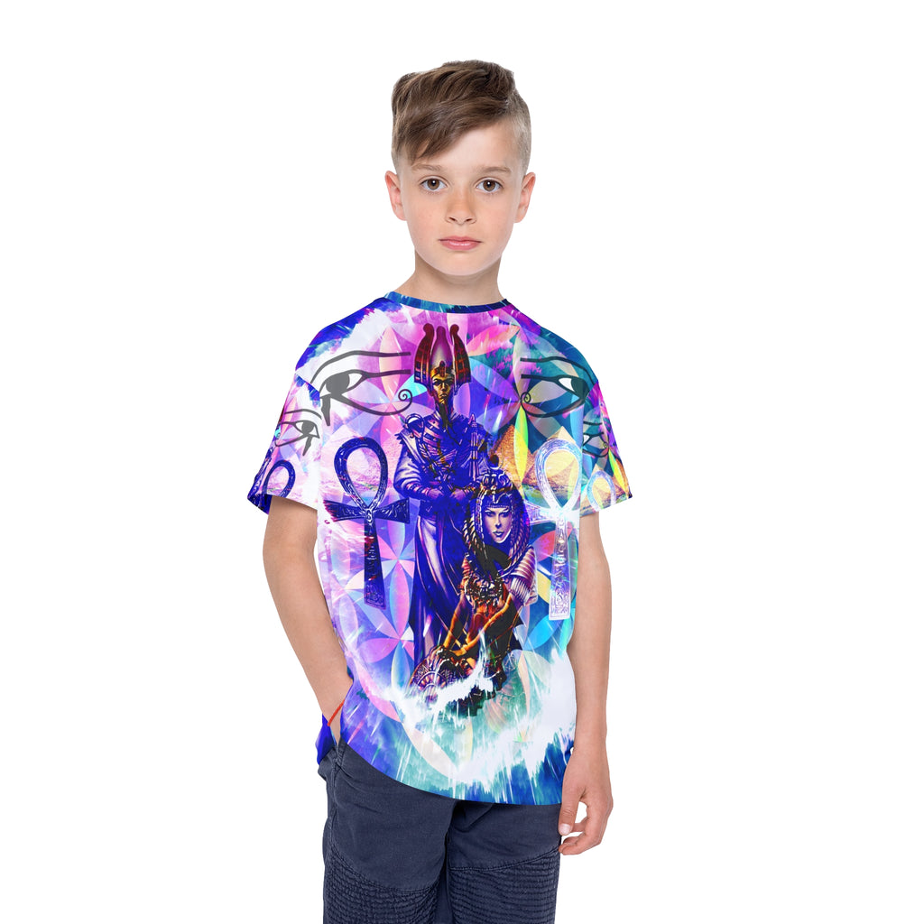 Creation's Isis and Osiris Egyptian Meditations Kids Sports Jersey