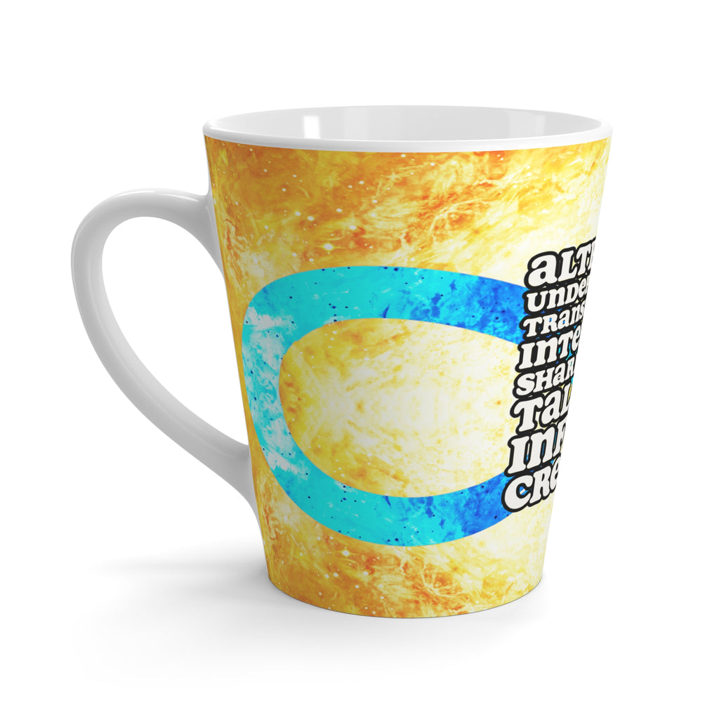 Katerina's Autistic Gold Desires "You Say Autistic" Latte Mug