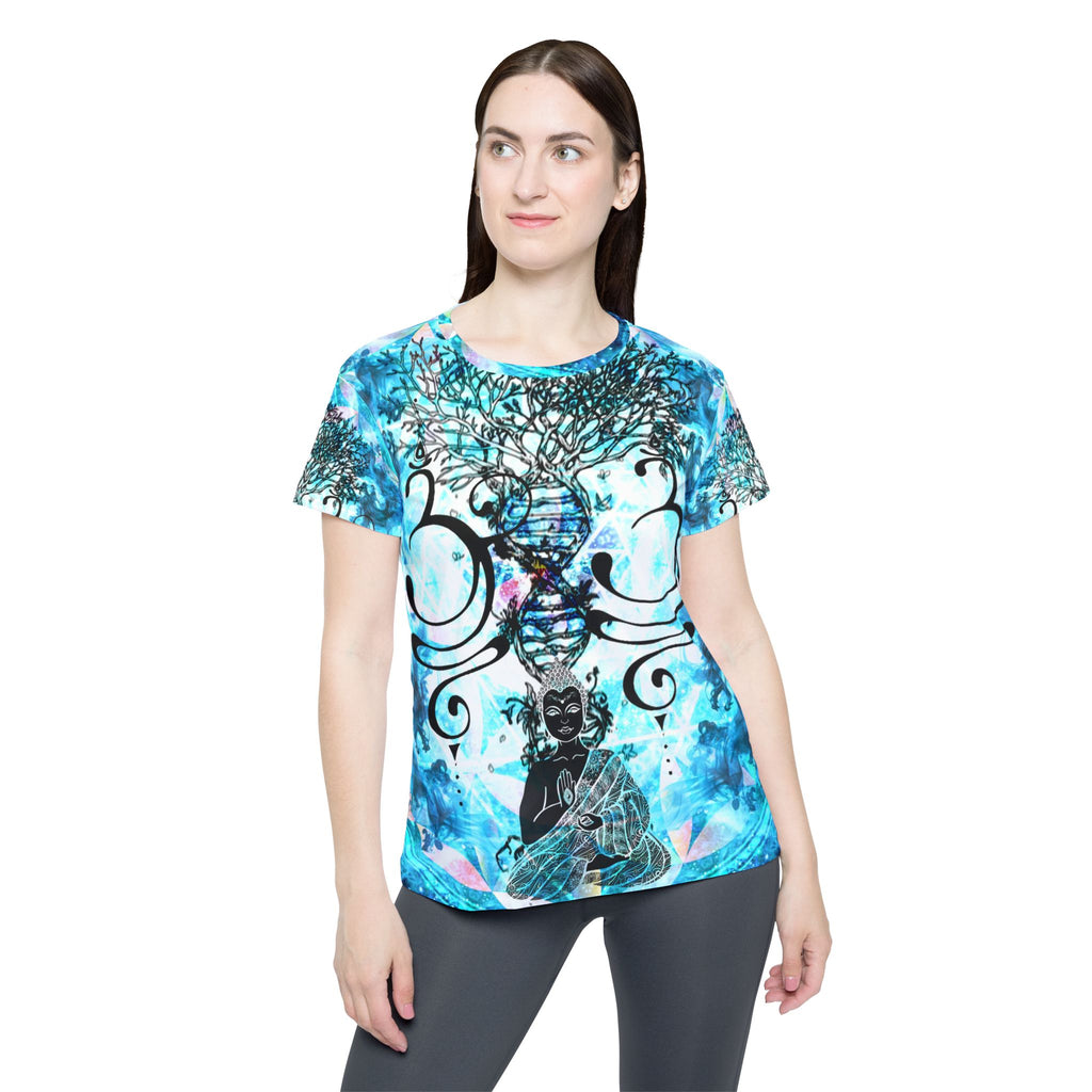 Amen Jin's All the White Horses Buddha Meditations Women's Sports Jersey