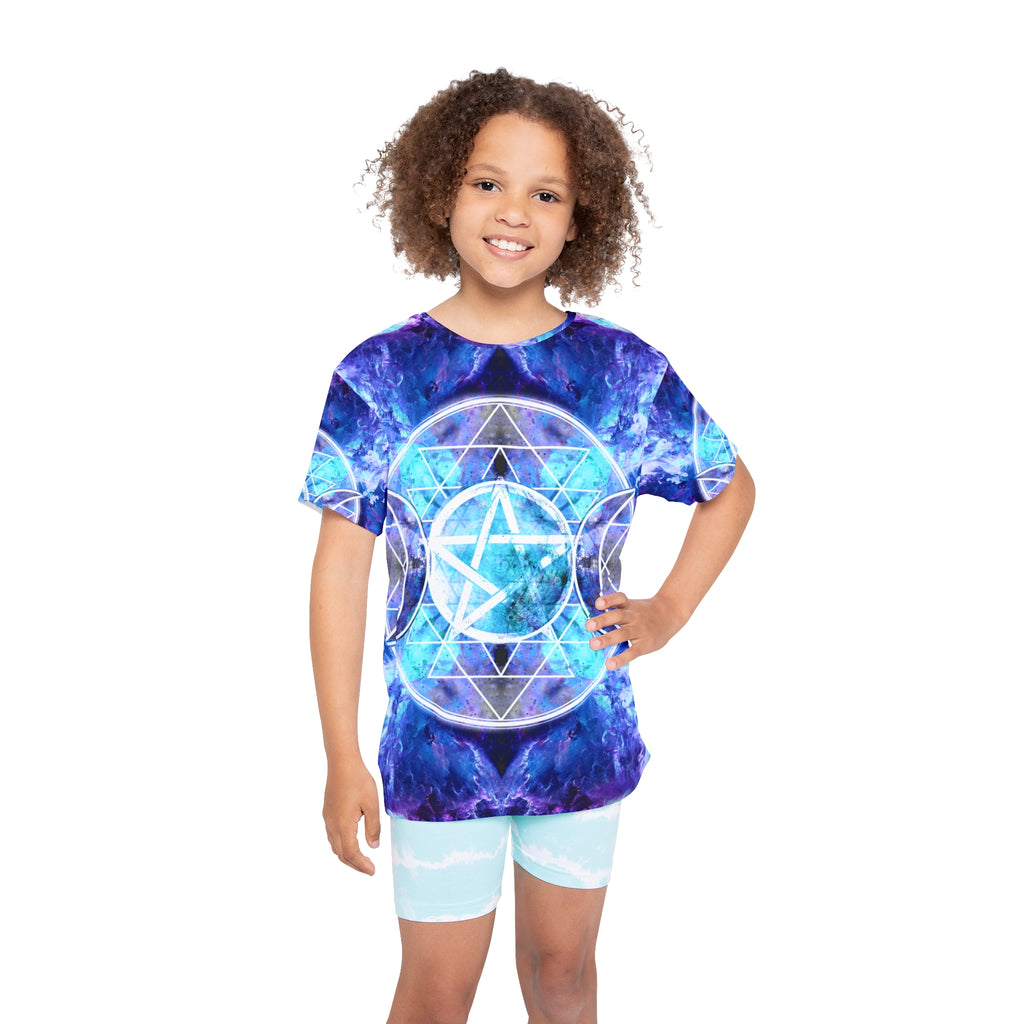 Amen Jin's Dragon's Gate Triple Goddess Meditations Kids Sports Jersey