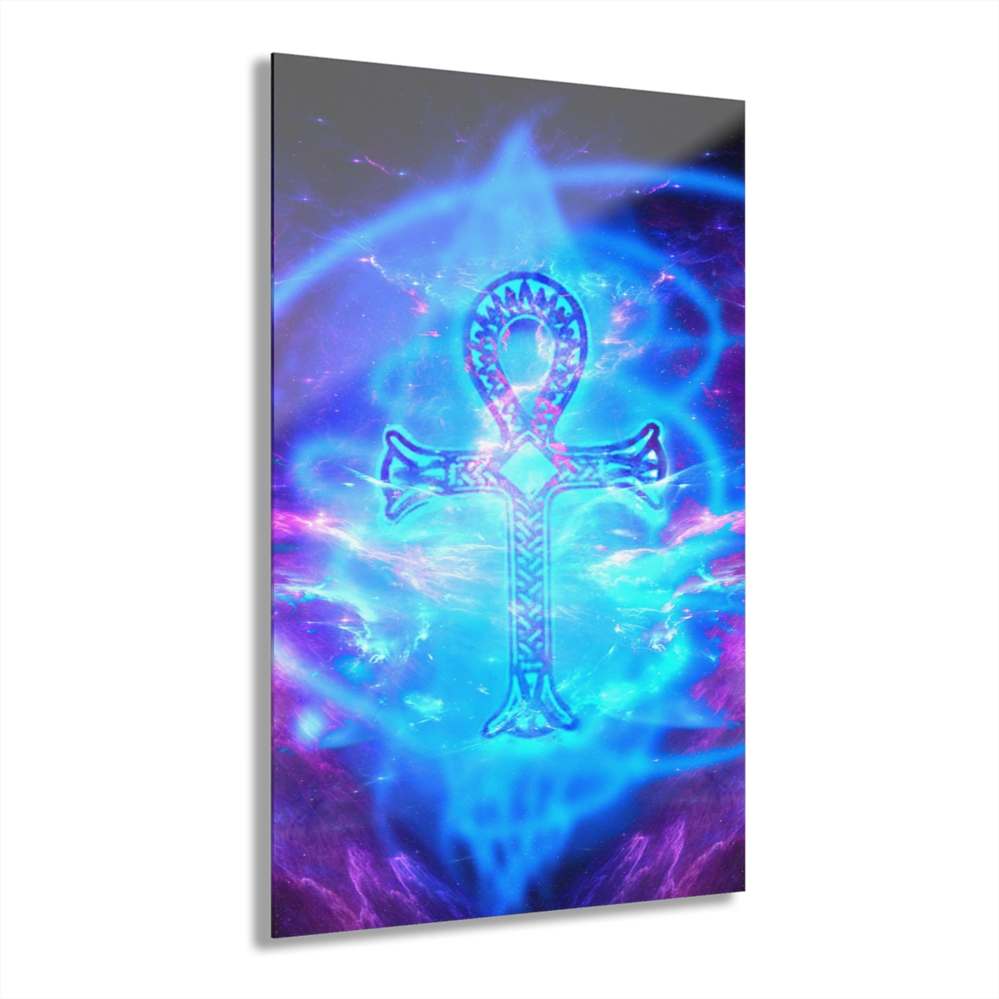 Amethyst Ankh Dreams Acrylic Prints (French Cleat Hanging)