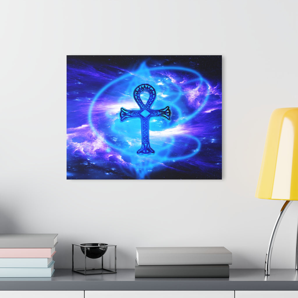 Amethyst Sapphire Ankh Dreams Acrylic Prints (French Cleat Hanging)