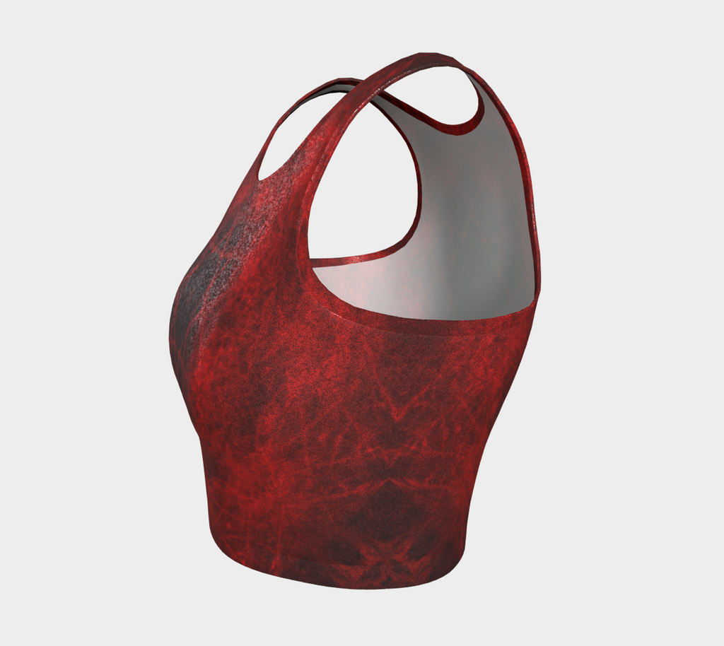 Katerina's China Roses Desires Athletic Crop Top