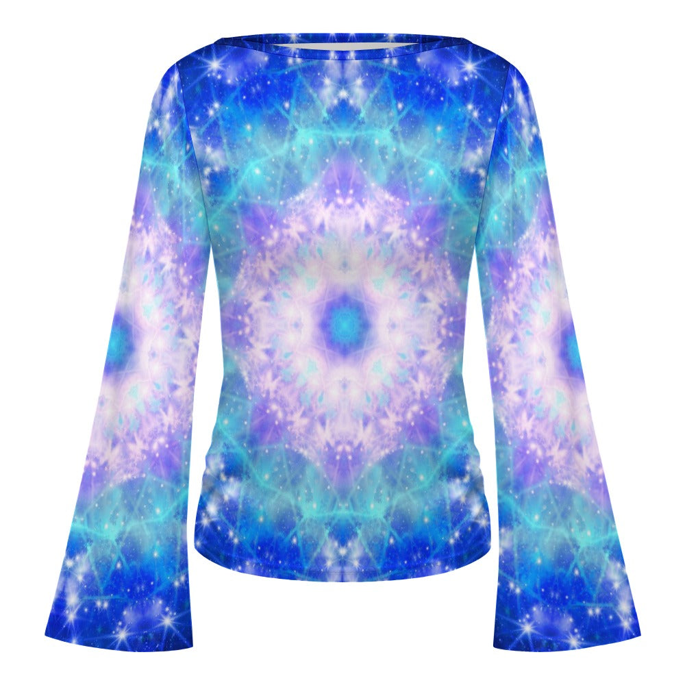 Amen Jin's Katerina's Eros & Psyche Desires Women's Boat Neck Bell Sleeve T-shirt