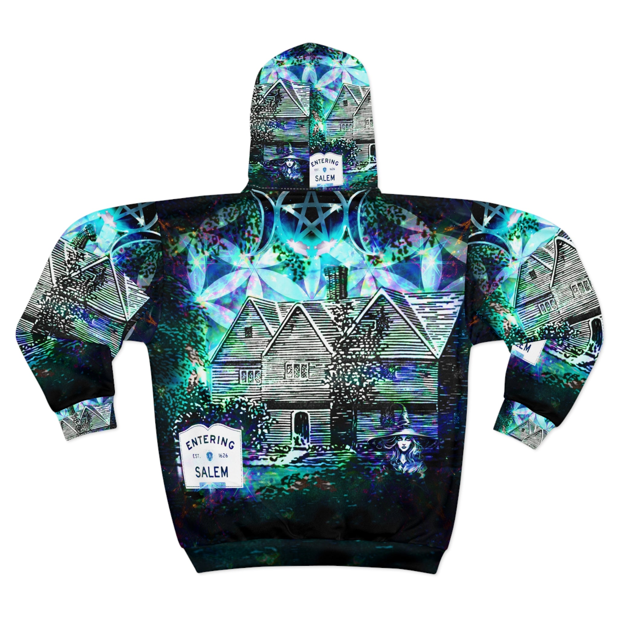 Katerina's Now and Forever Salem Witch Meditations Unisex Zip Hoodie