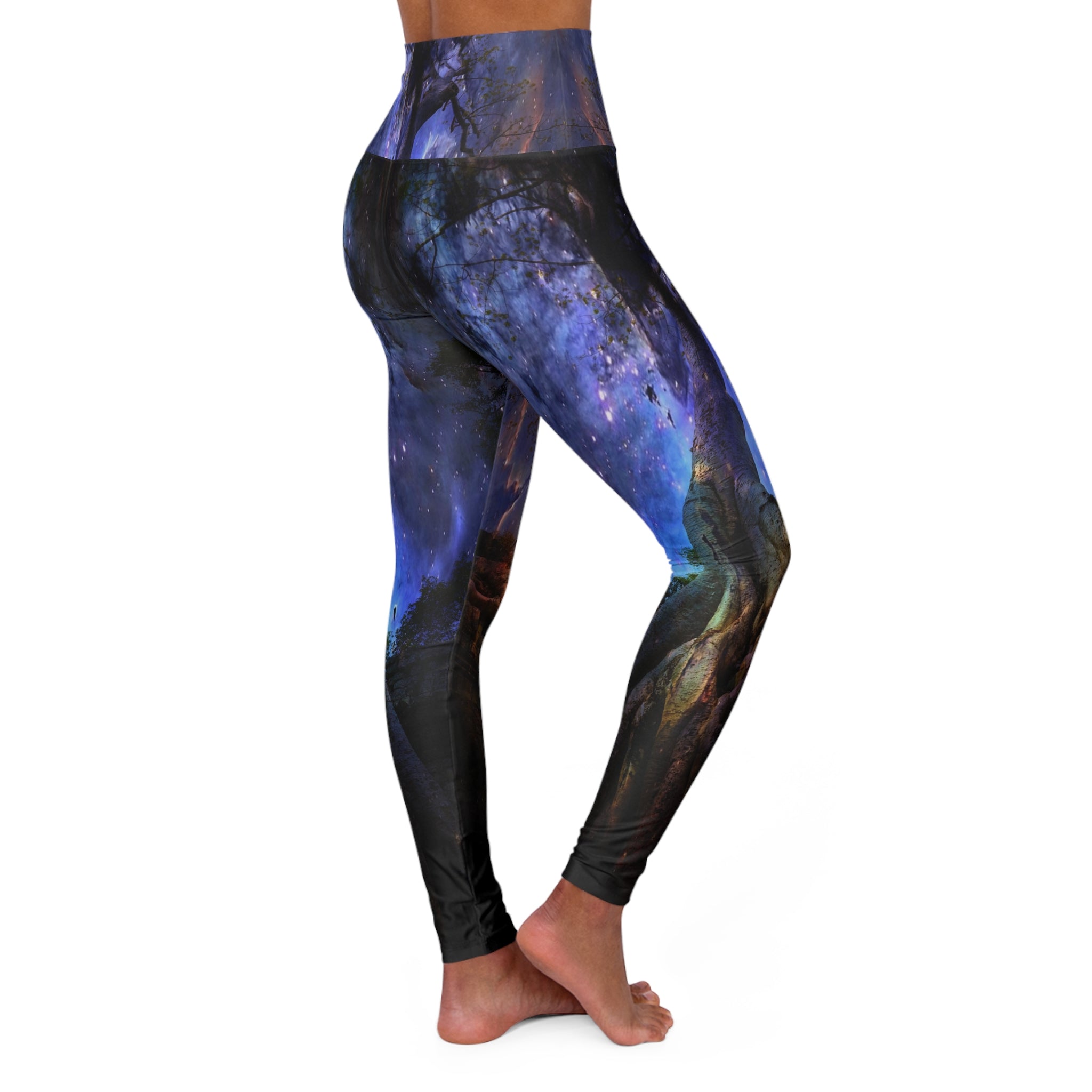 Universal Tree Dreams High Waisted Yoga Leggings