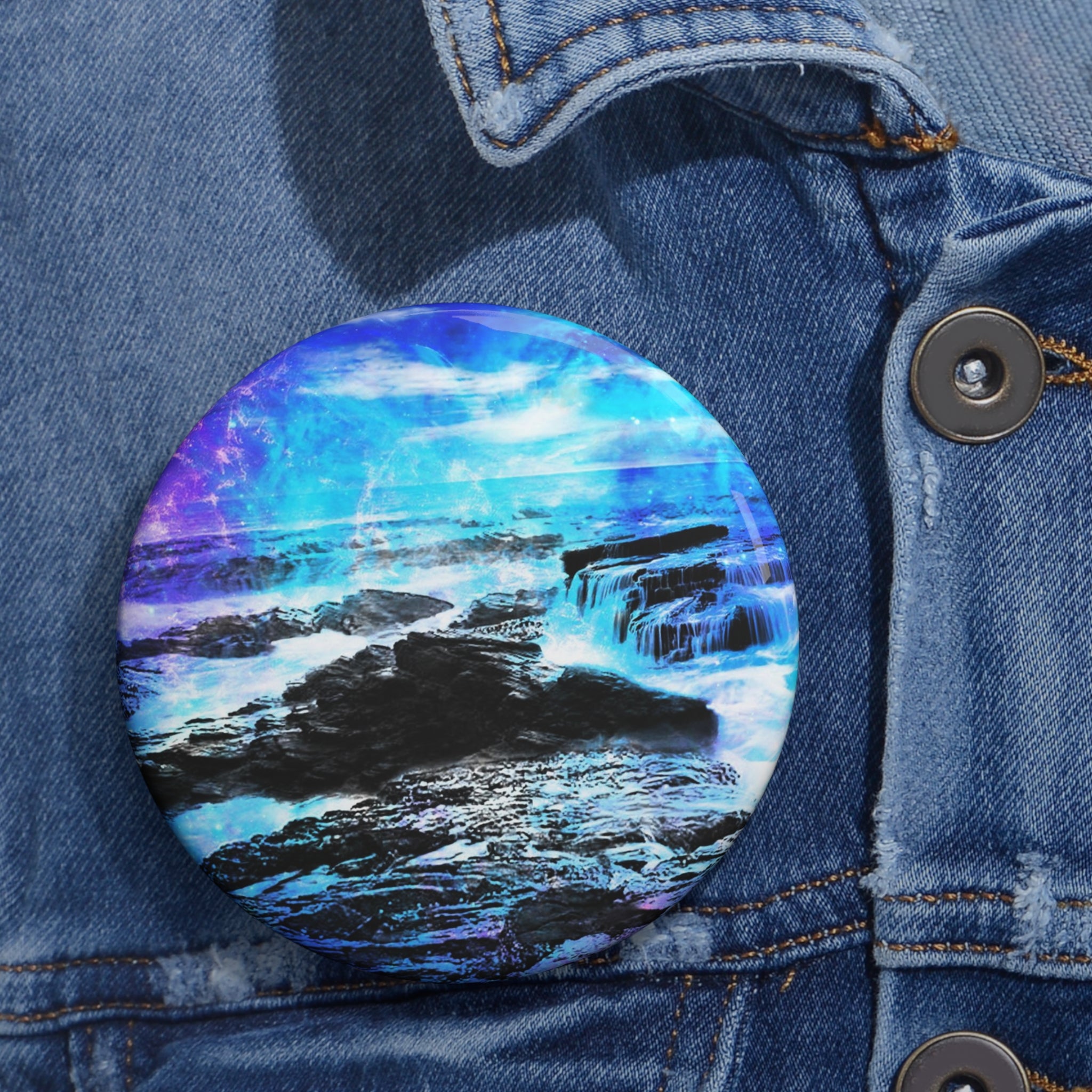 Creation's Heaven Majical Sea Dreams Pin Buttons