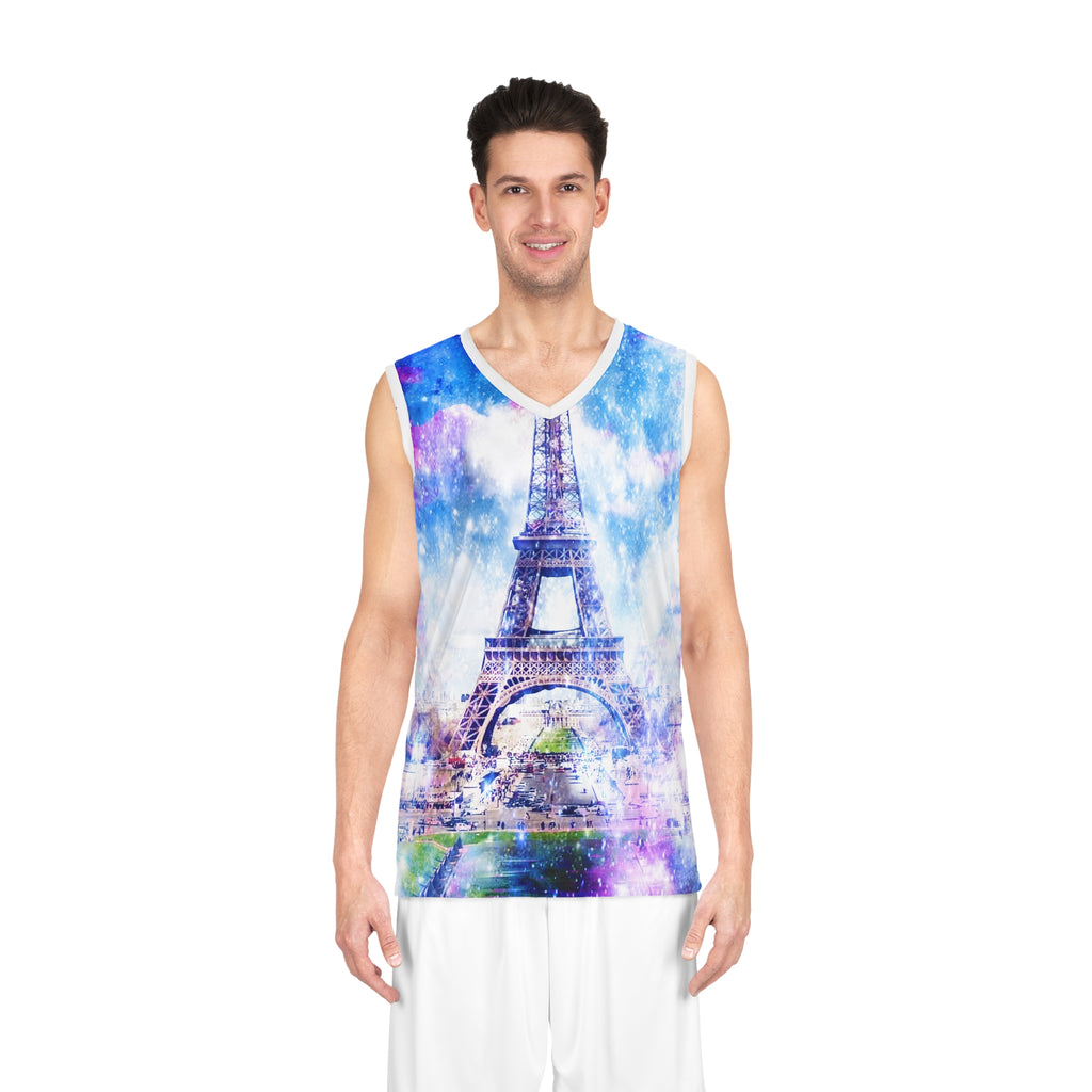 Rainbow Universe Parisian Dreams Basketball Jersey