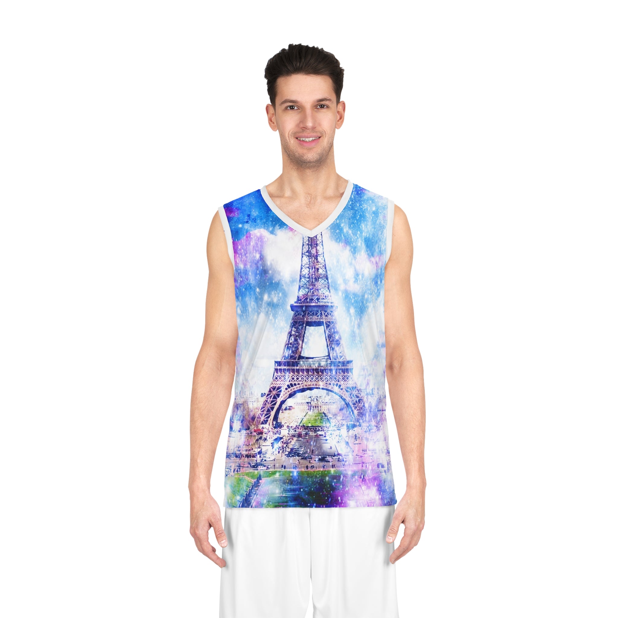 Rainbow Universe Parisian Dreams Basketball Jersey