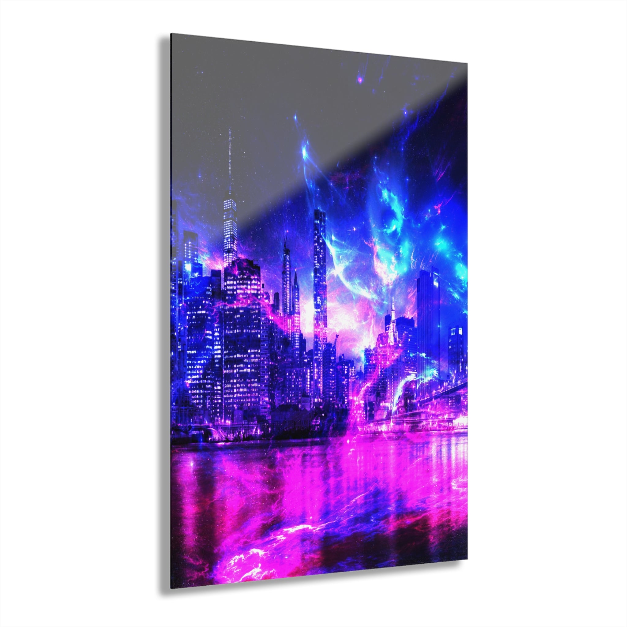Amethyst New York Dreams Acrylic Prints (French Cleat Hanging)