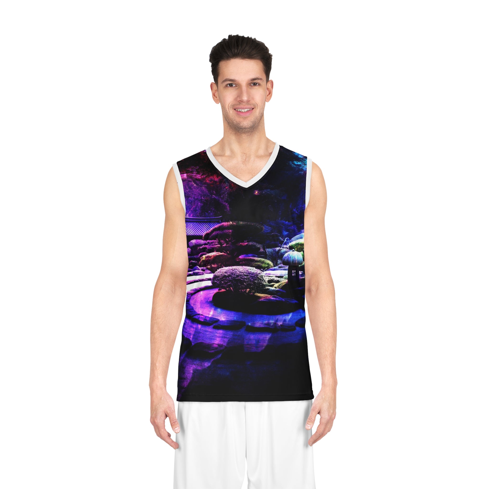 Ad Amorem AmisiTranquil Garden Dreams Basketball Jersey