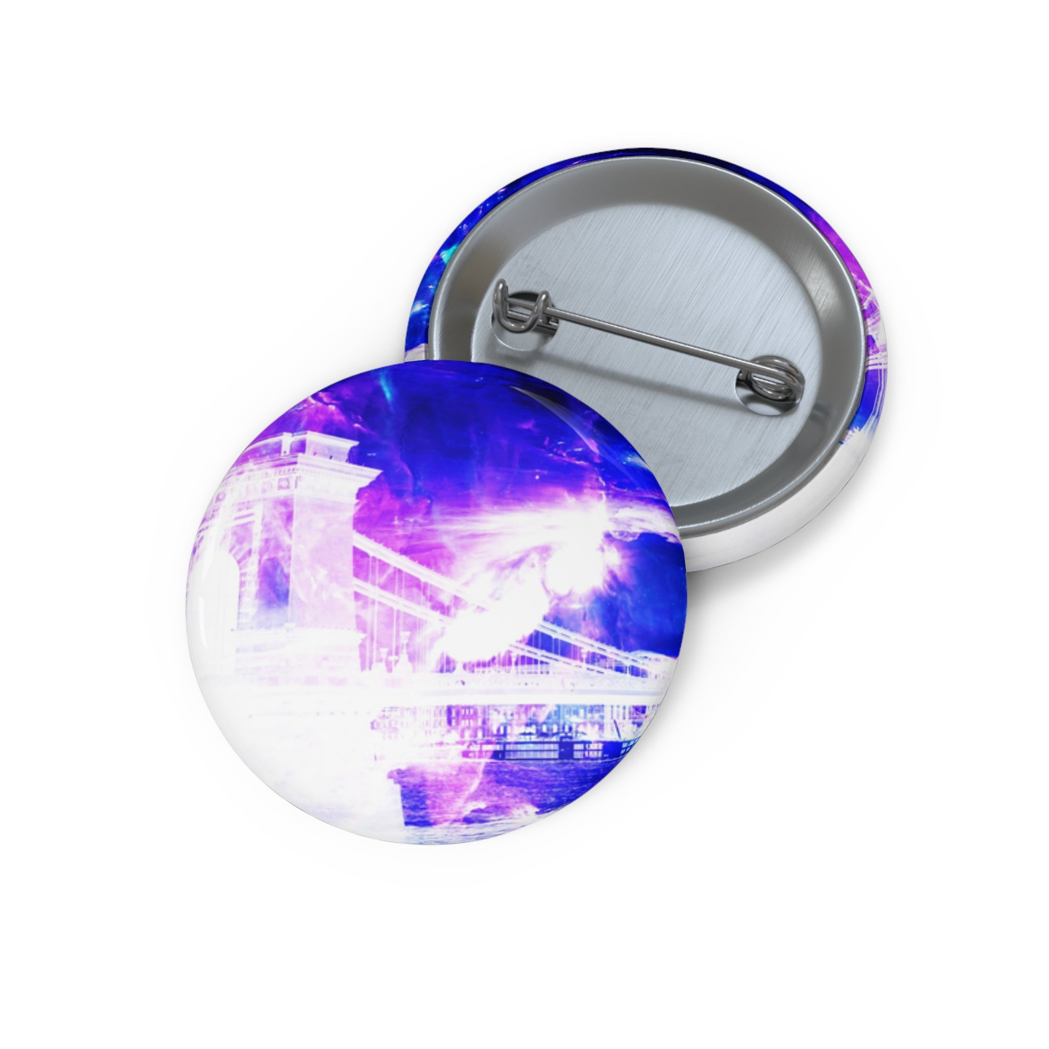 Ad Amoreum Amisis Amethyst Sapphire Budapest Dreams Pin Buttons