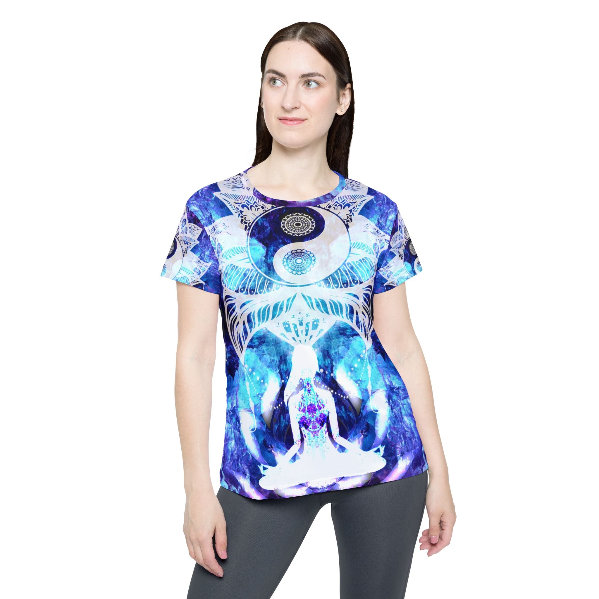 Amen Jin's Dragon's Gate Lotus Meditations Women's Sports Jersey