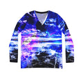 Ad Amoreum Amisi Dancing Sea Dreams Women's Long Sleeve V-neck Shirt