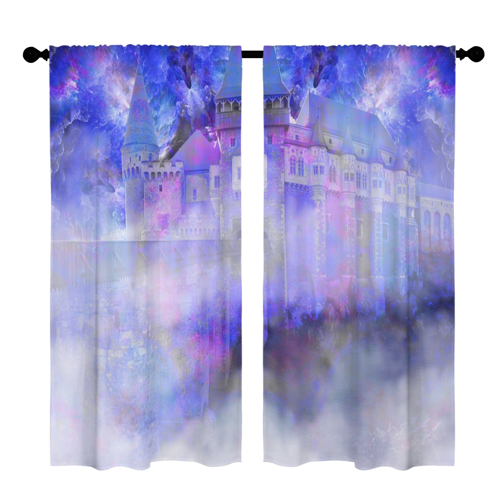 Katerina's I Will Come Again Translyvanian Desires Floor-To-Ceiling Curtain 52x84inch | Ships from USA