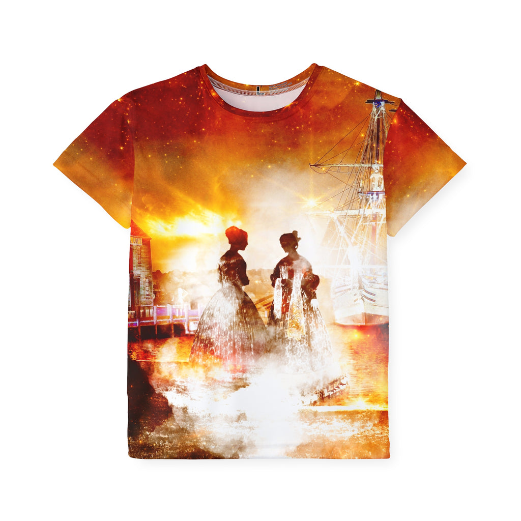 Samhain Eve Salem Harbor Dreams Kids Sports Jersey
