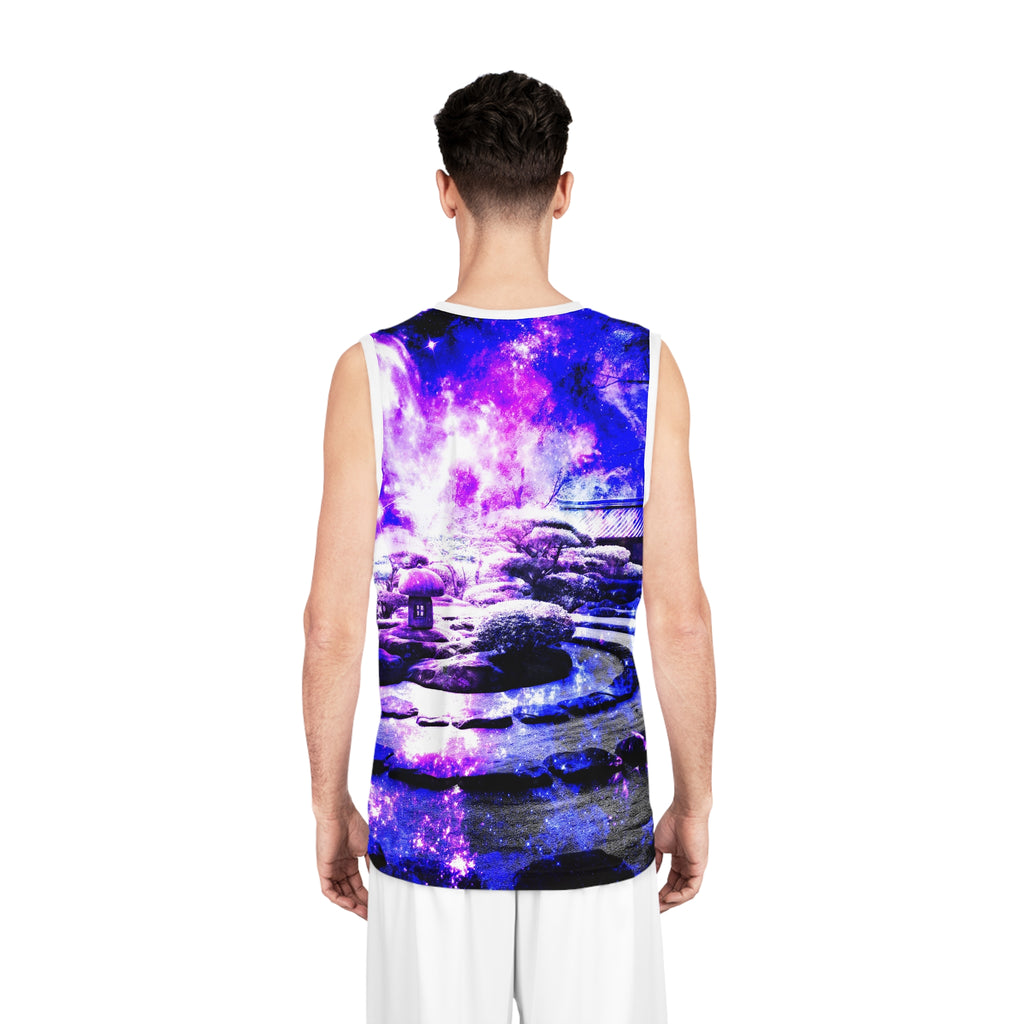Amethyst Rose Tranquil Garden Dreams Basketball Jersey