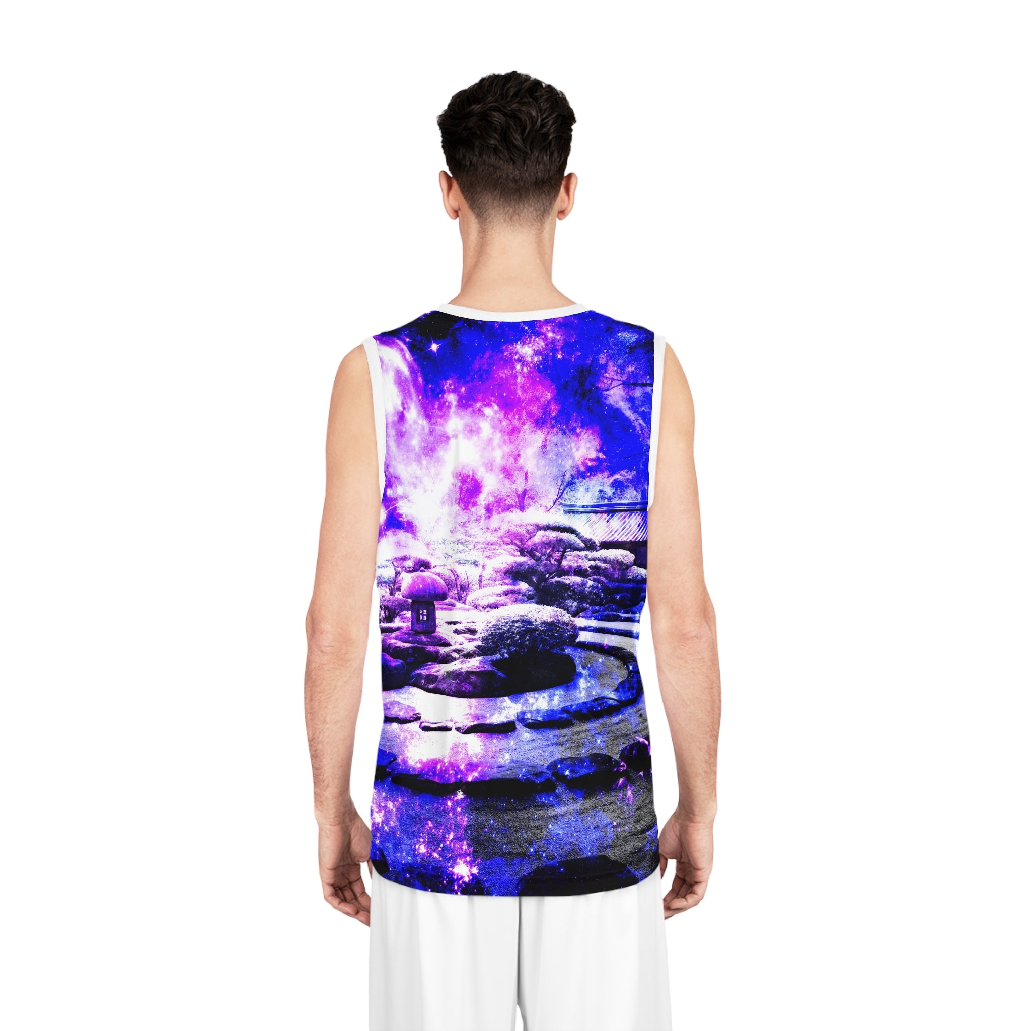 Amethyst Rose Tranquil Garden Dreams Basketball Jersey