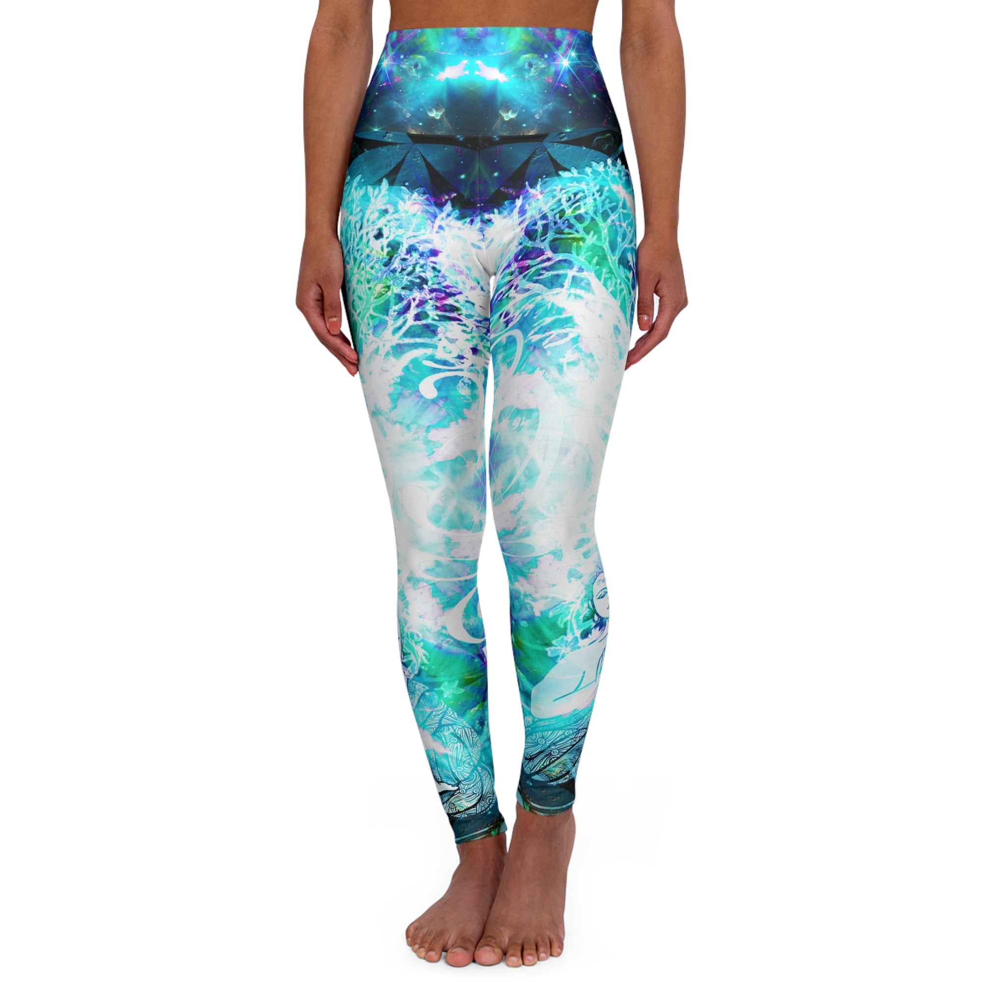 Katerina's Now and Forever Buddha Meditations High Waisted Yoga Leggings
