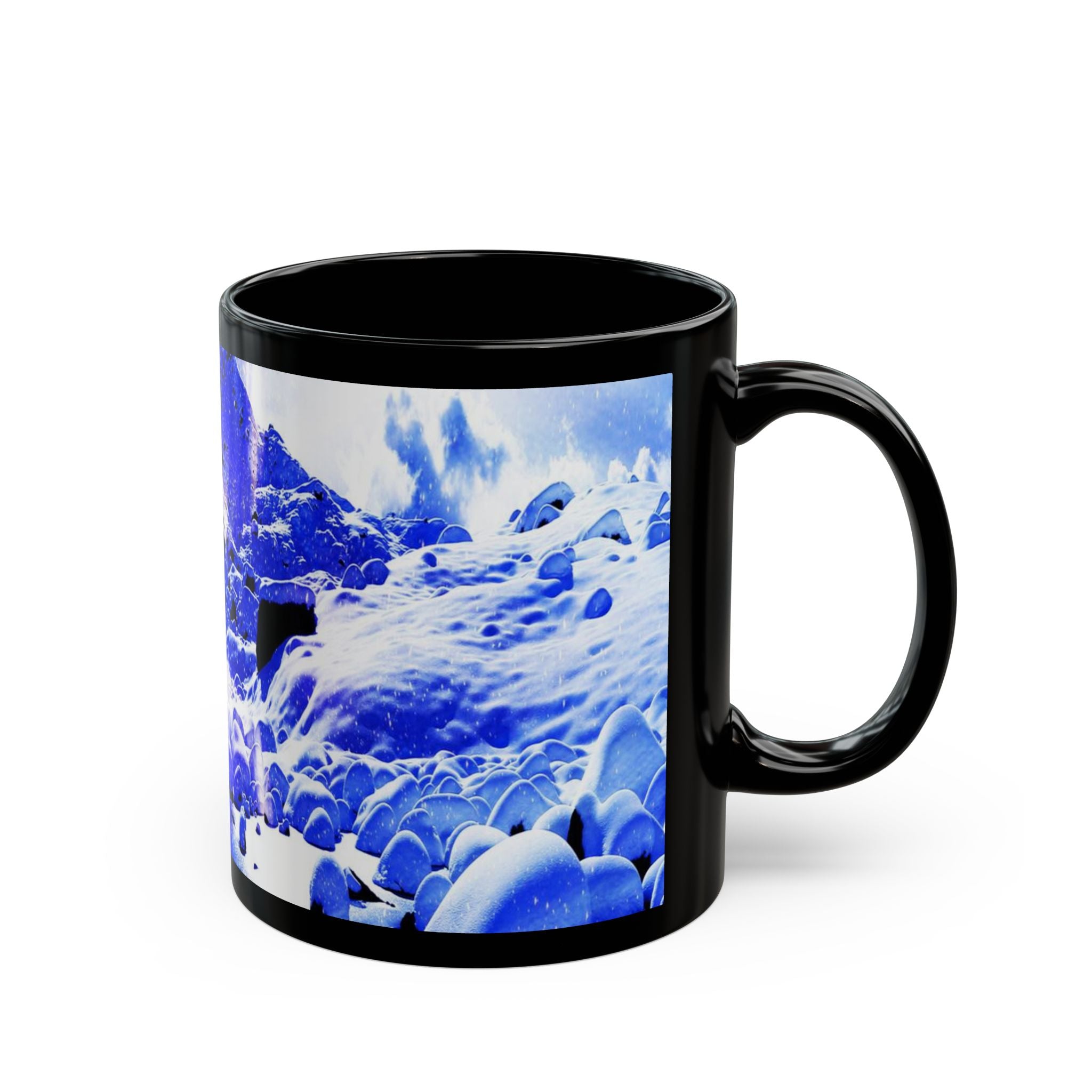 Yule Night Dreams Black Mug