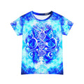 Amen Jin's Blue Sun Buddha Meditations Women's Short Sleeve Shirt