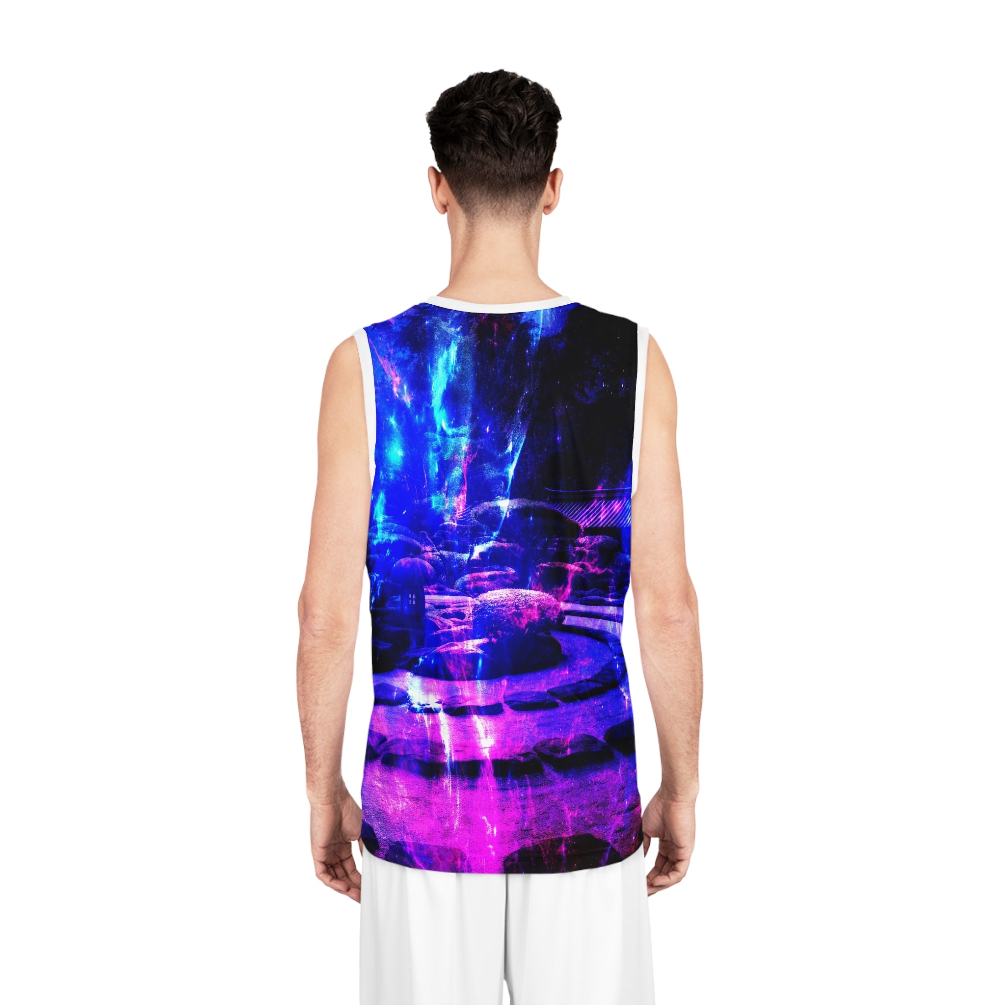Amethyst Tranquil Garden Dreams Basketball Jersey