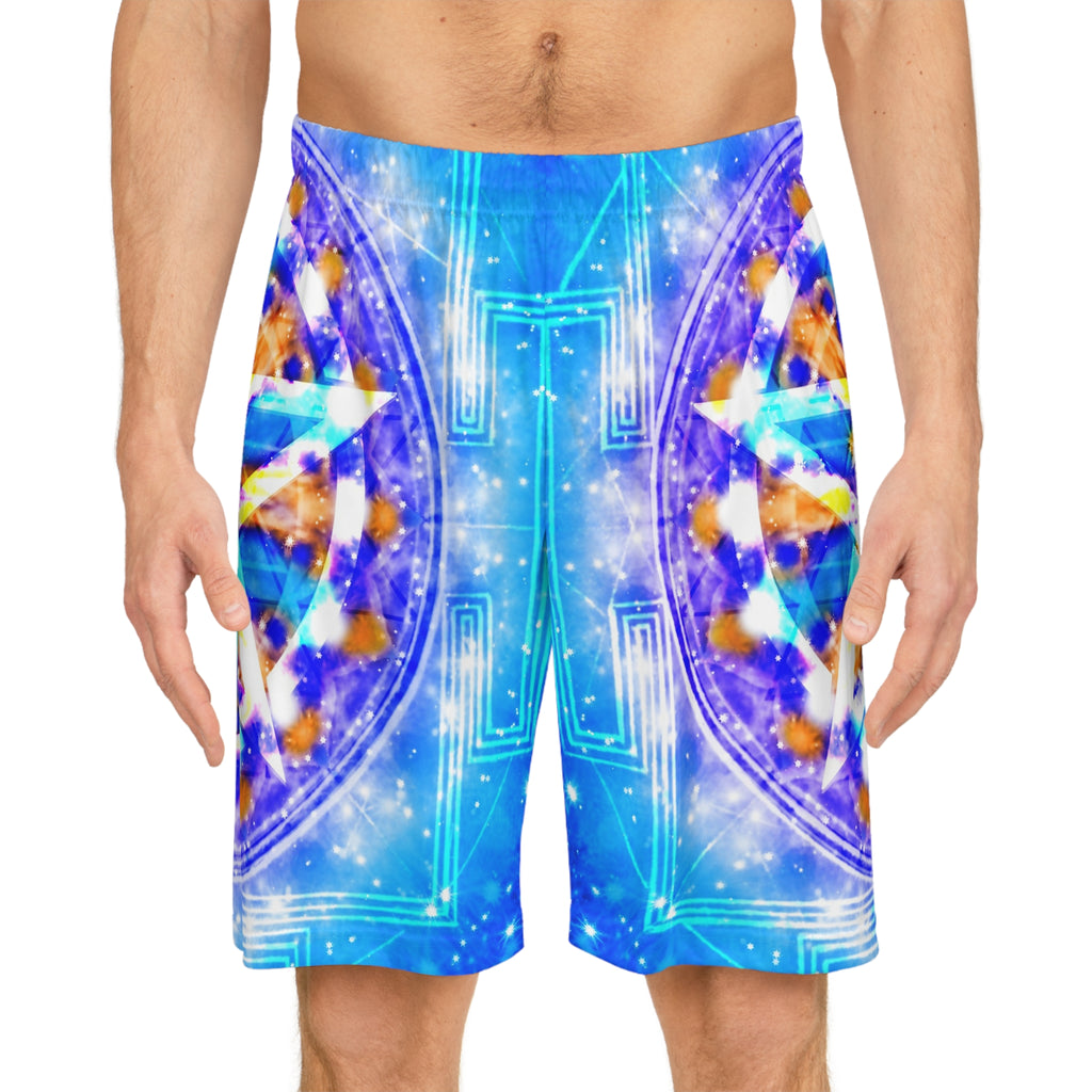Katerina's Howl's Tomorrow Girl Beltane Meditations Basketball Shorts