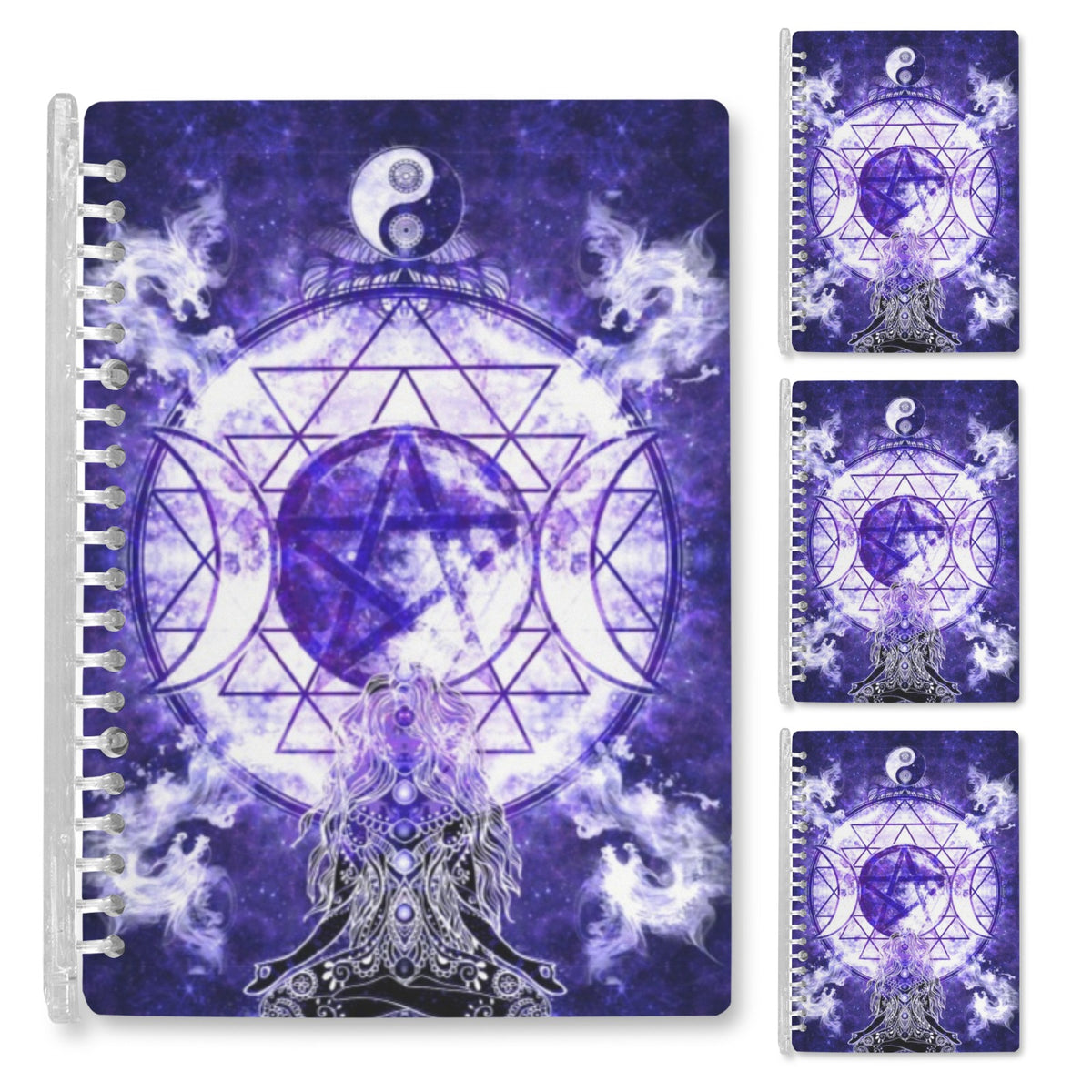 Katerina's Dragon's Eye Magickal Awakening Meditations Loose-Leaf Notebooks ( Cover Print, 4-Pack ) | Ships from USA