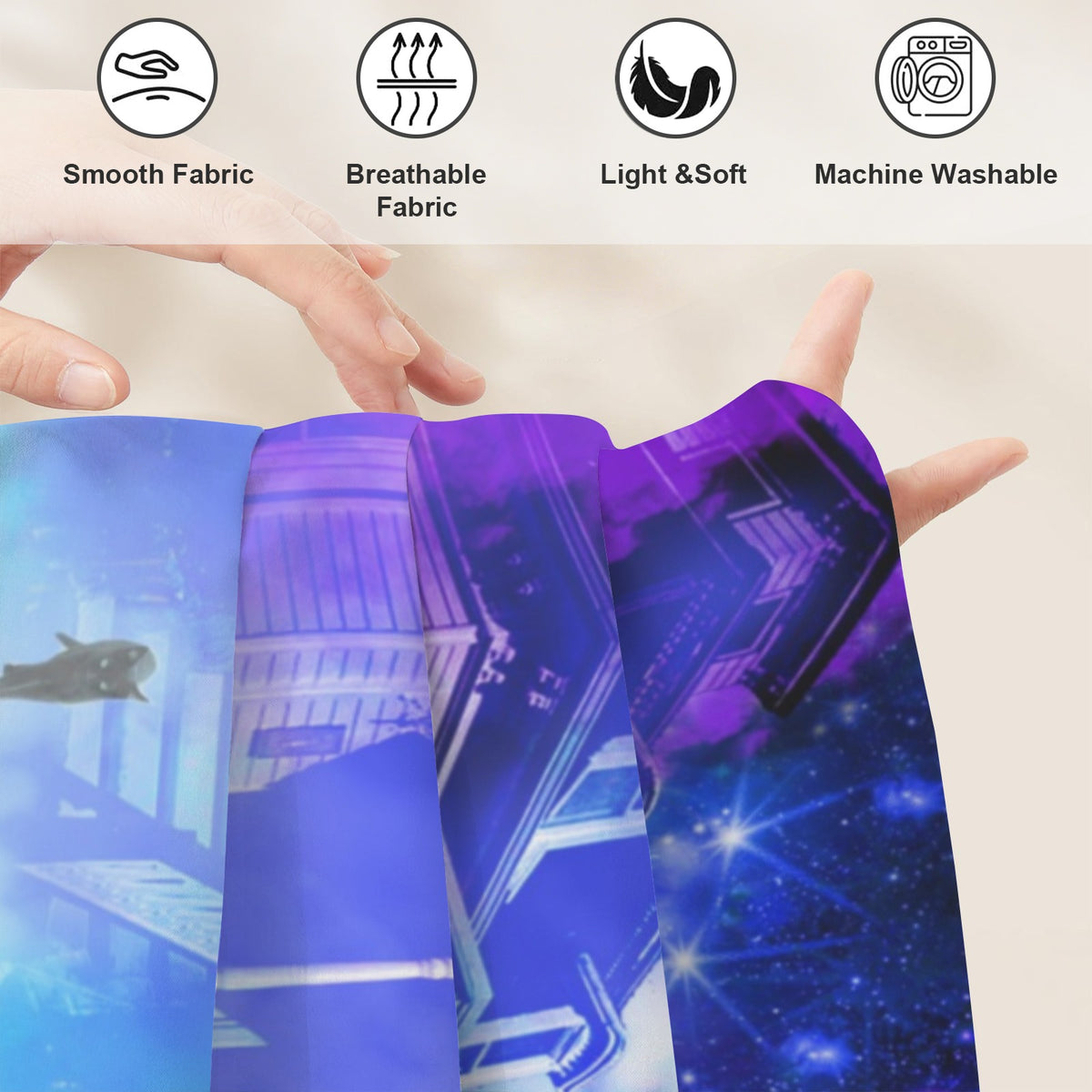 Amen Jin's Katerina's Eros & Psyche Desires Hocus Pocus Dreams Twin Bedding Set (Fitted Sheet + Pillowcases) | Ships from USA