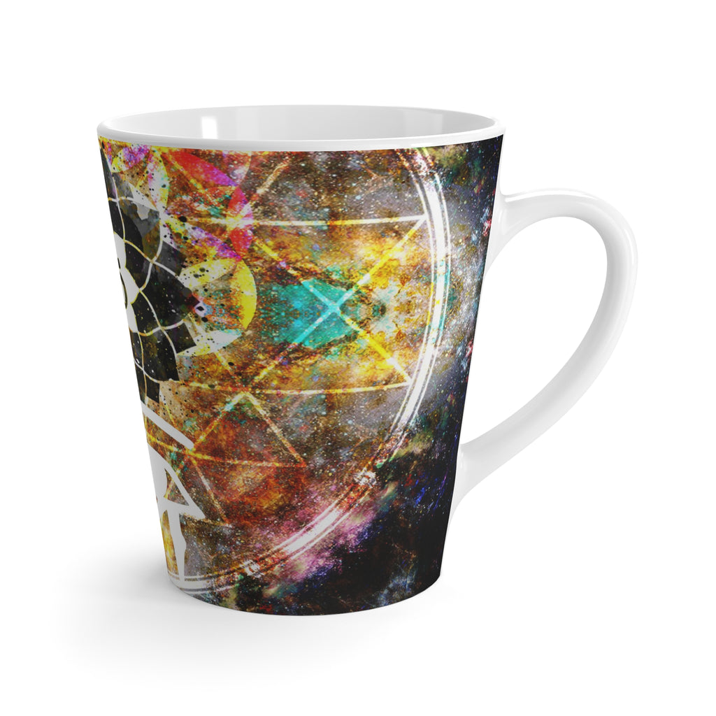 Amen Jin's Desire to Breathe Again Fairy Om Meditations Latte Mug