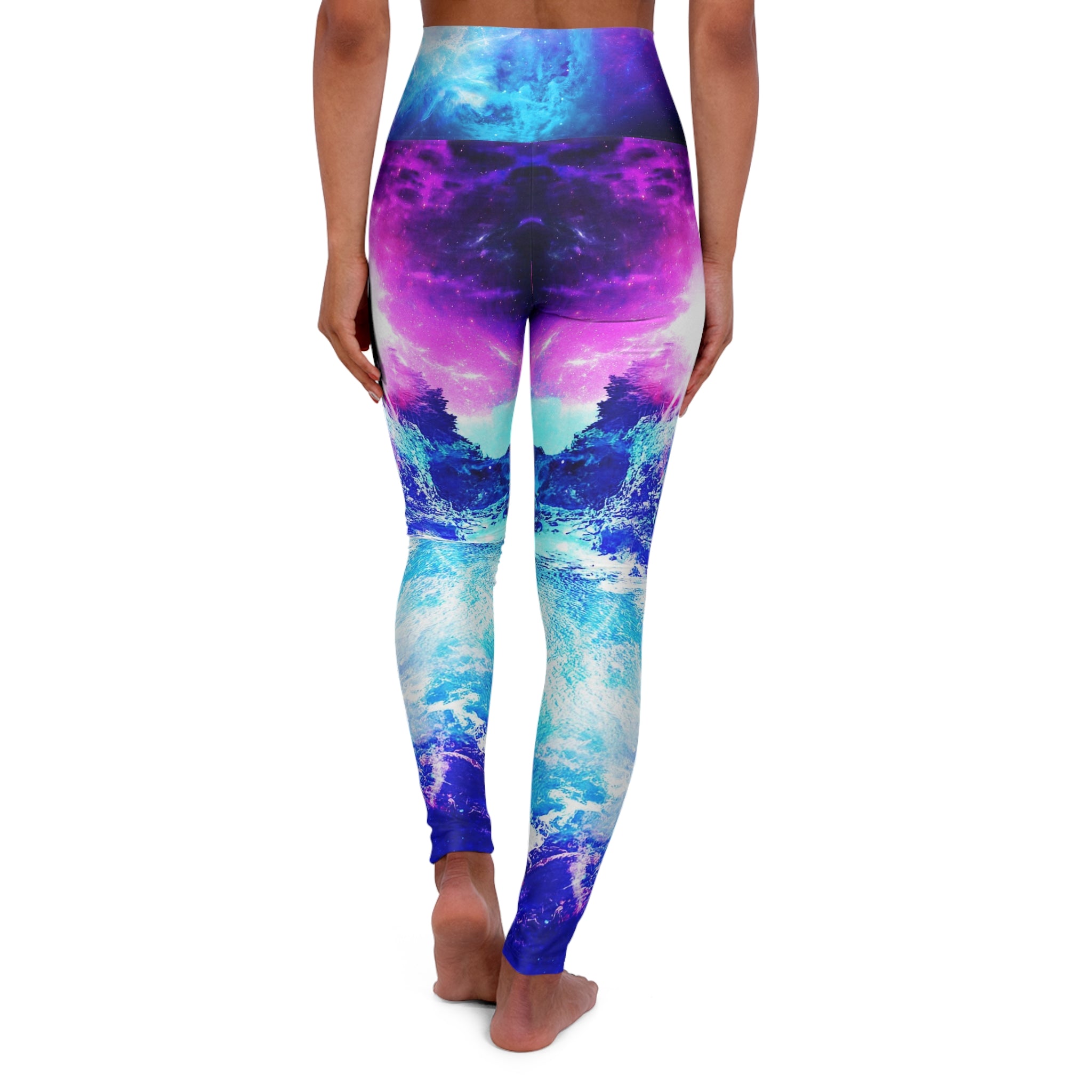 Creation's Heaven Hideaway Cove Dreams  High Waisted Yoga Leggings