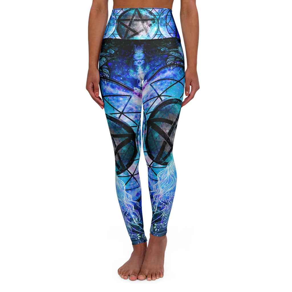Amen Jin's Memories of Yesterday Magical Awakening Meditations Yoga Leggings