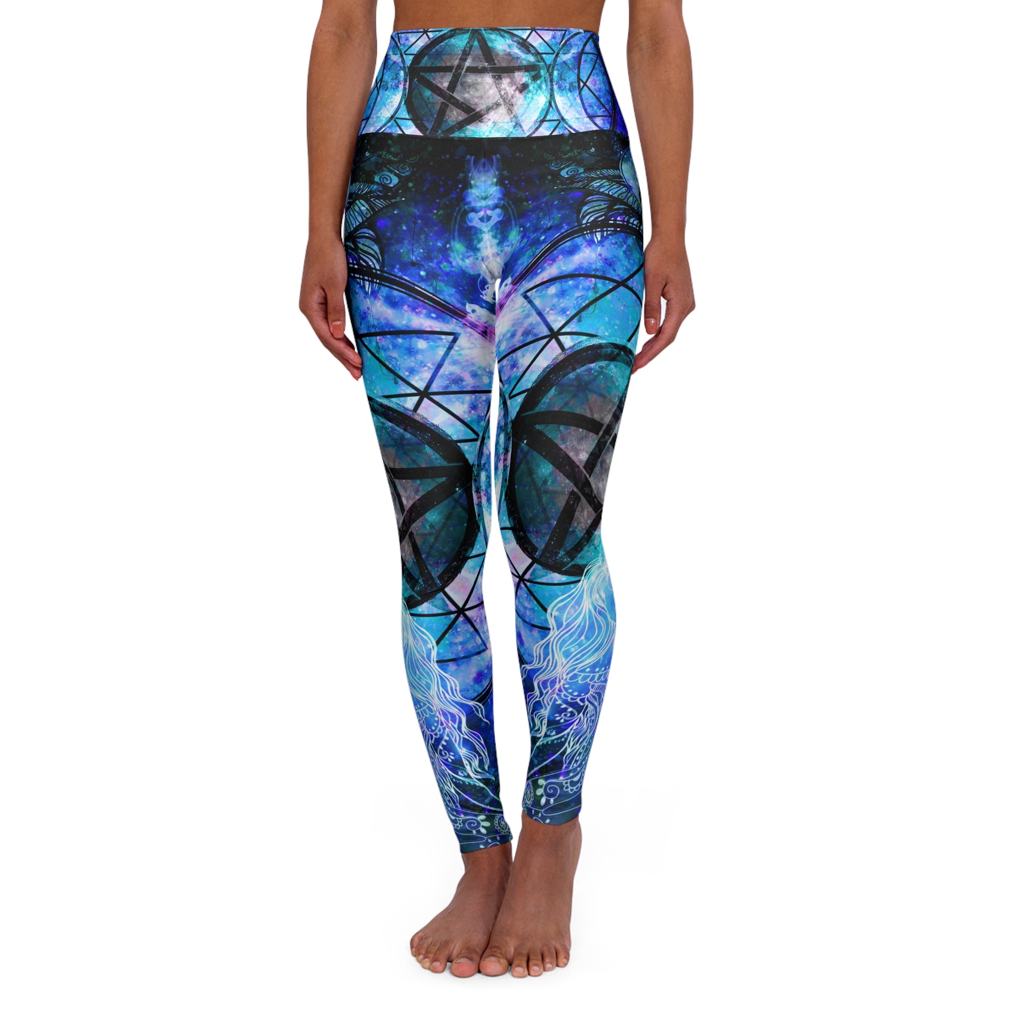 Amen Jin's Memories of Yesterday Magical Awakening Meditations Yoga Leggings