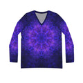 Katerina's Dragon Eye Desires Women's Long Sleeve V-neck Shirt