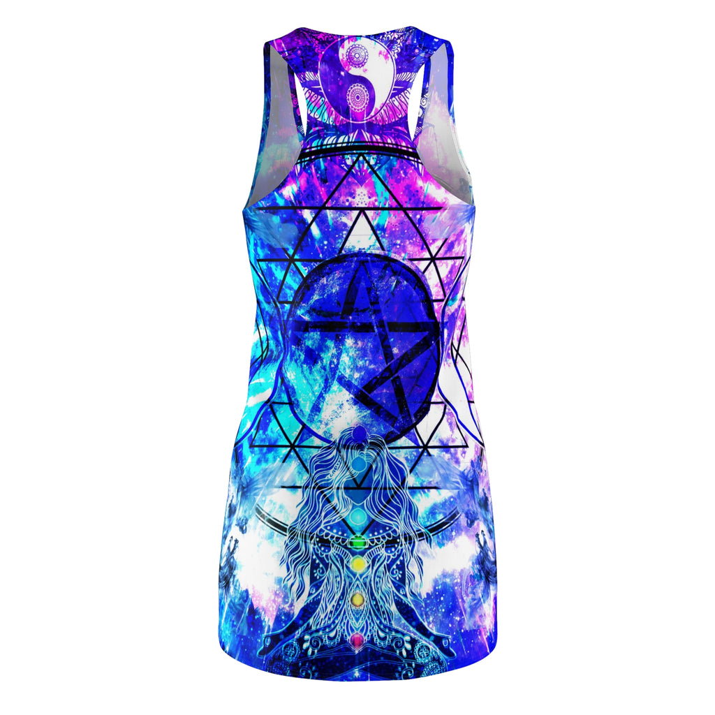 Creation's Magical Awakening Desires Meditations Women's Racerback Dress