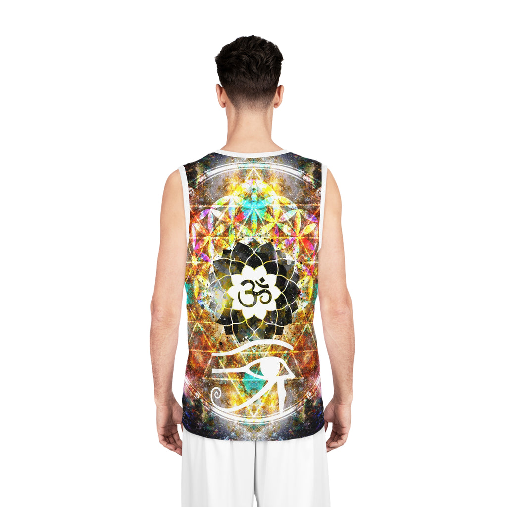 Amen Jin's Breathe Again Fairy Om Meditations Basketball Jersey