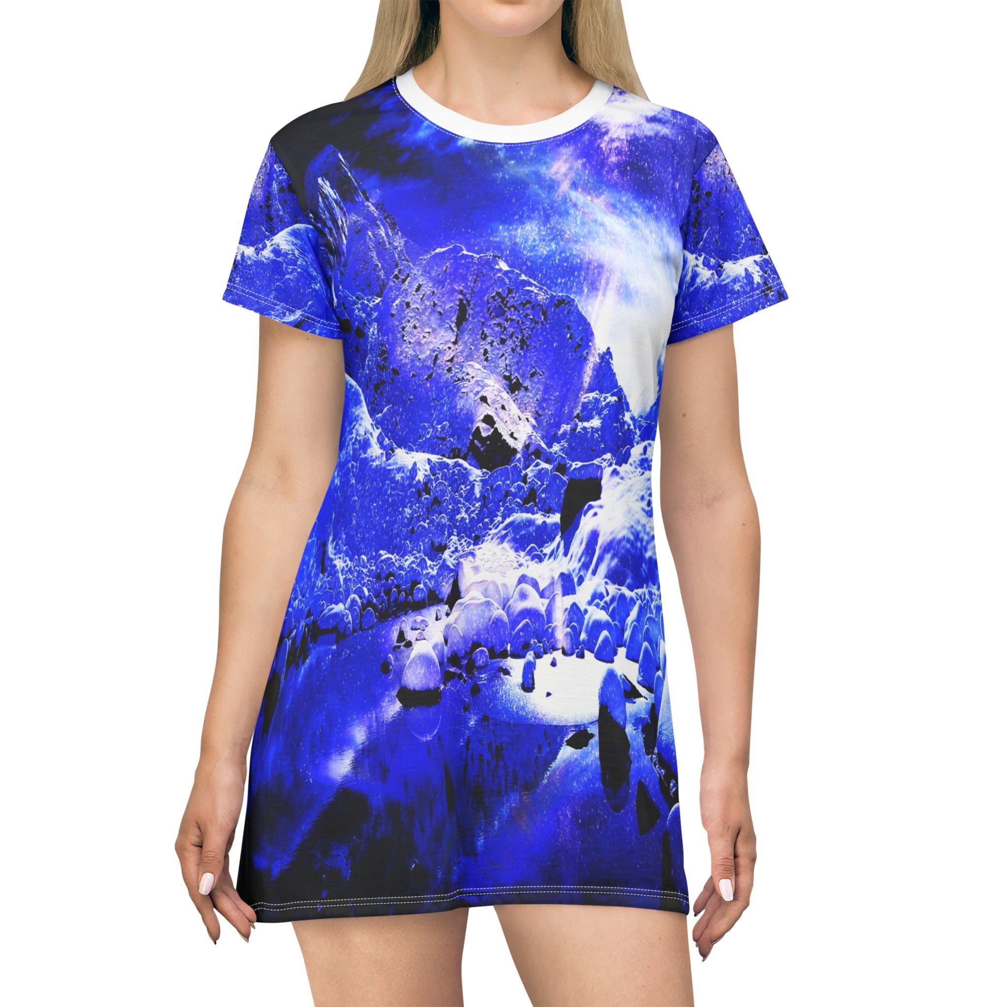 Yule Night Dreams T-Shirt Dress