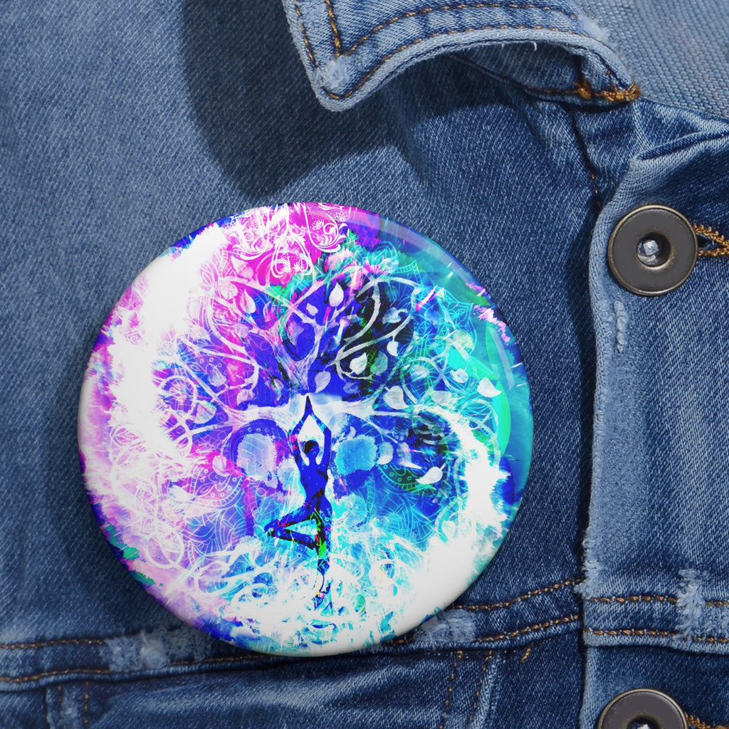 Creation's Namaste Meditations Pin Buttons