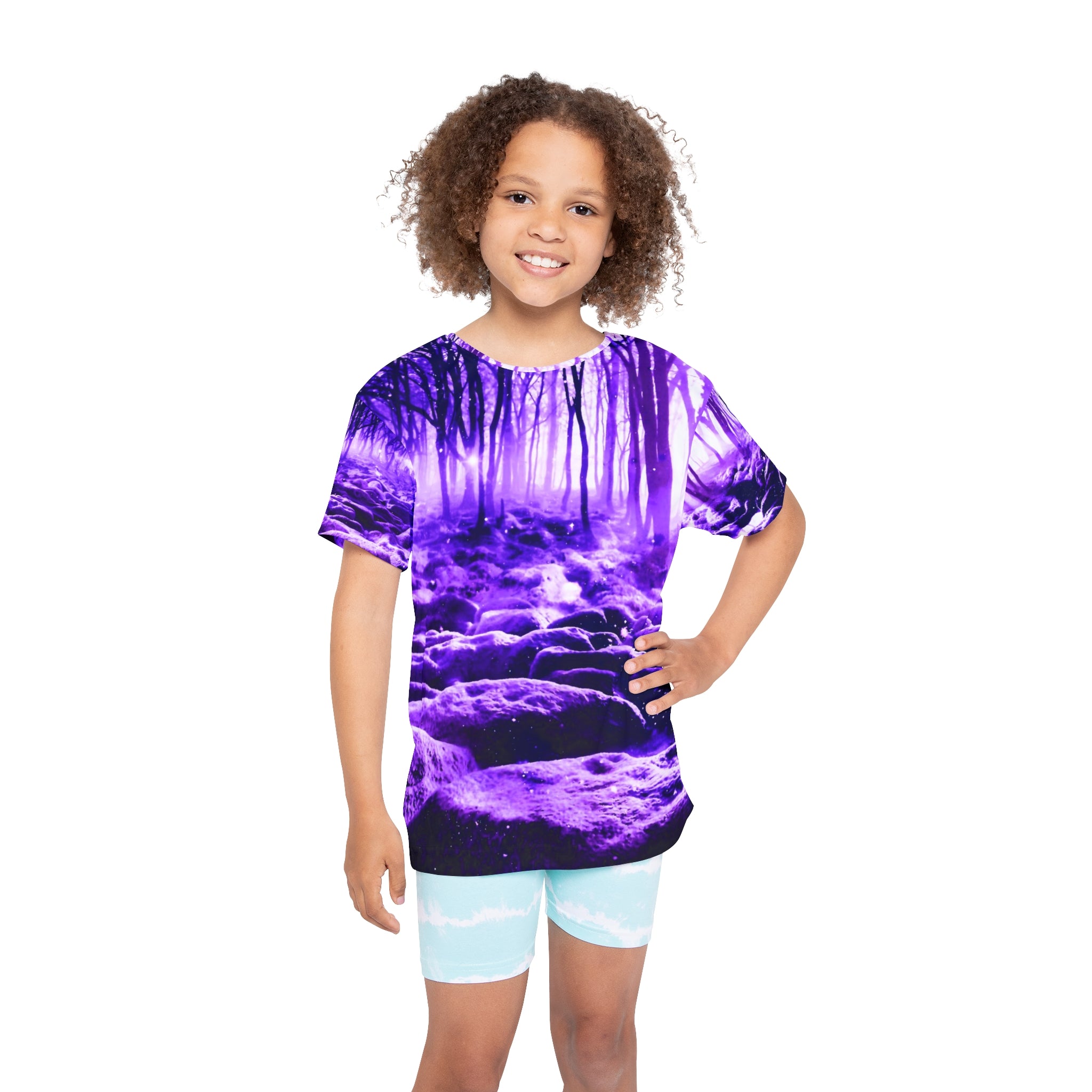 Clearing in the Forest Dreams Kids Sports Jersey