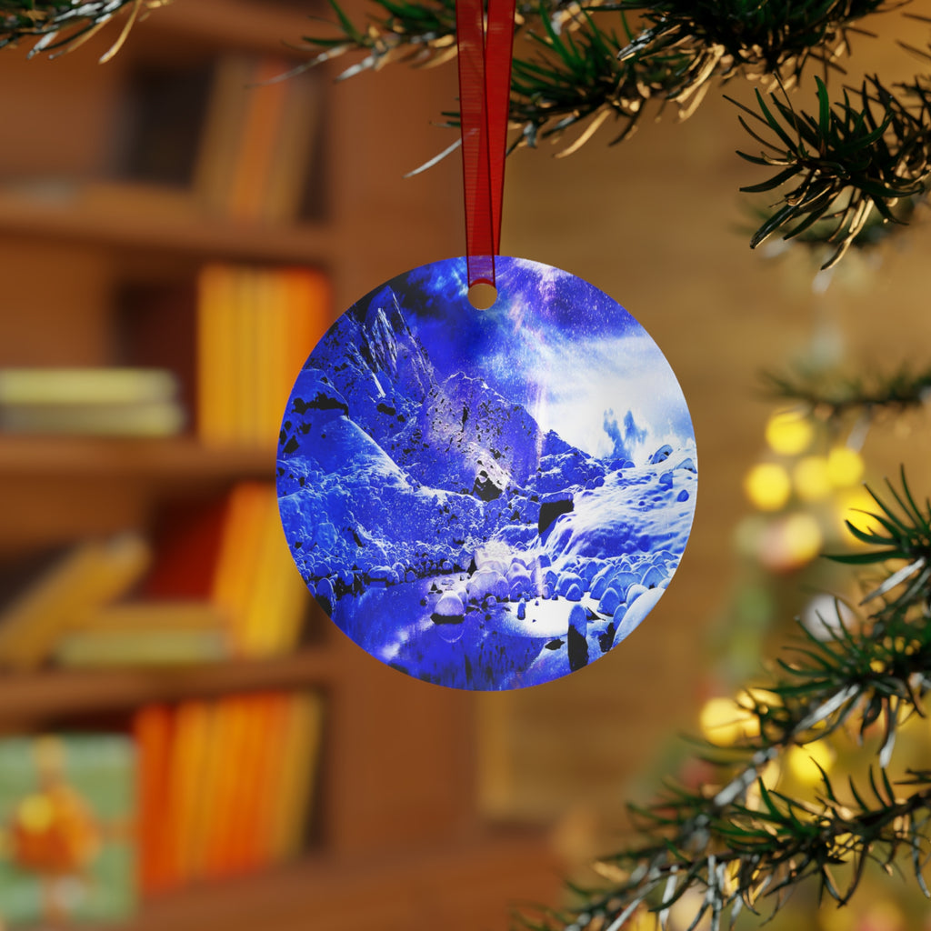 Yule Night Dreams Metal Ornaments