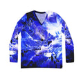 Yule Night Dreams Long Sleeve V-neck Shirt